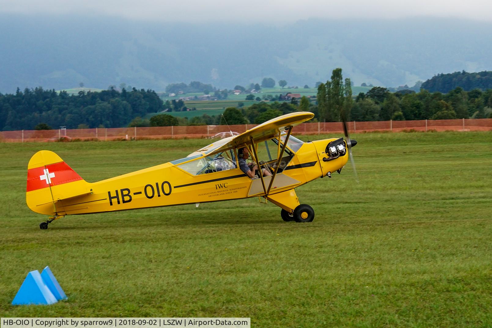 HB-OIO, 1944 Piper J3C-65 Cub Cub C/N 11231, Piper meeting Thun. HB-registered since 1946-07-29