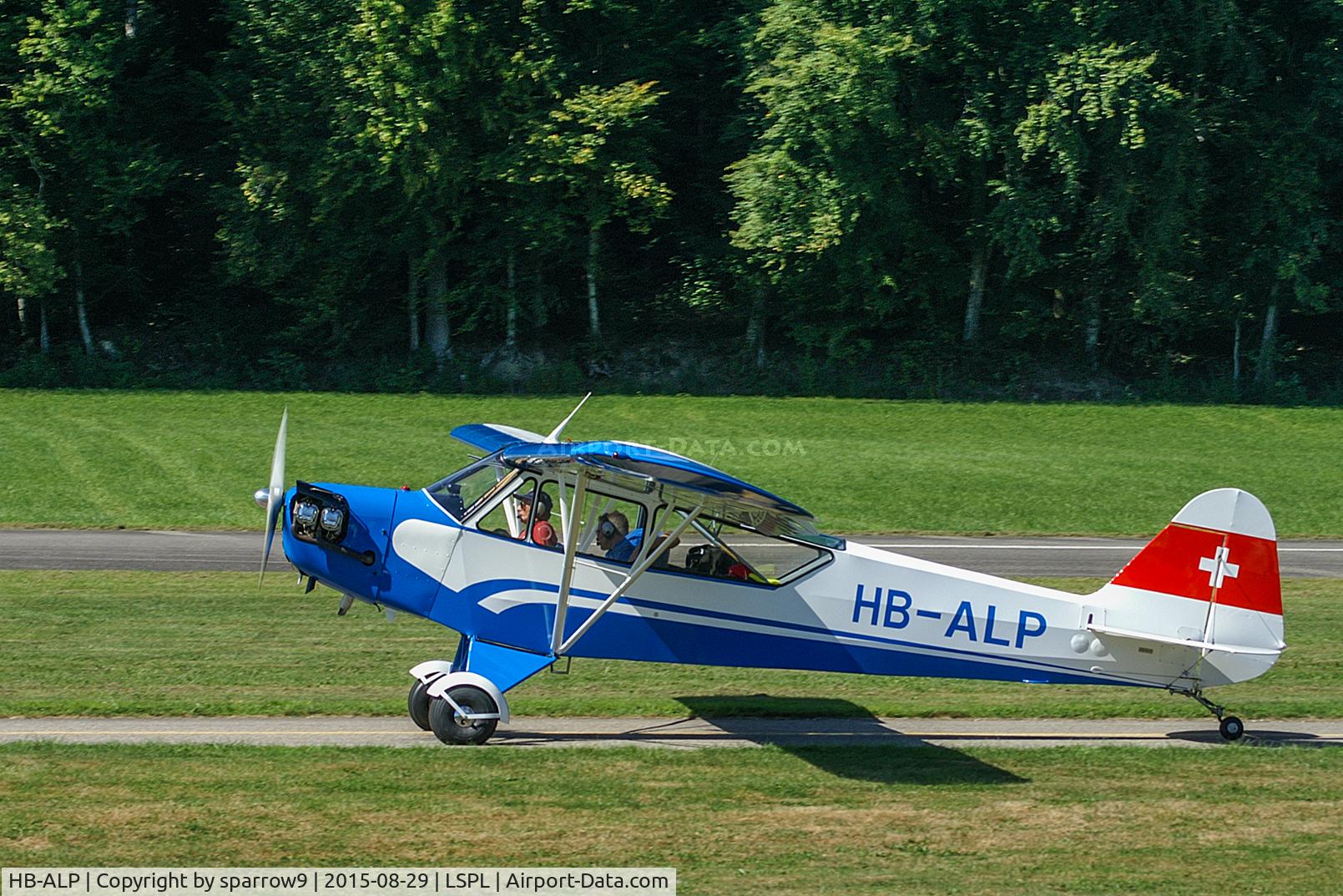 HB-ALP, 1944 Piper L-4J Grasshopper (J3C-65D) C/N 12026, At Langenthal-Bleienbach