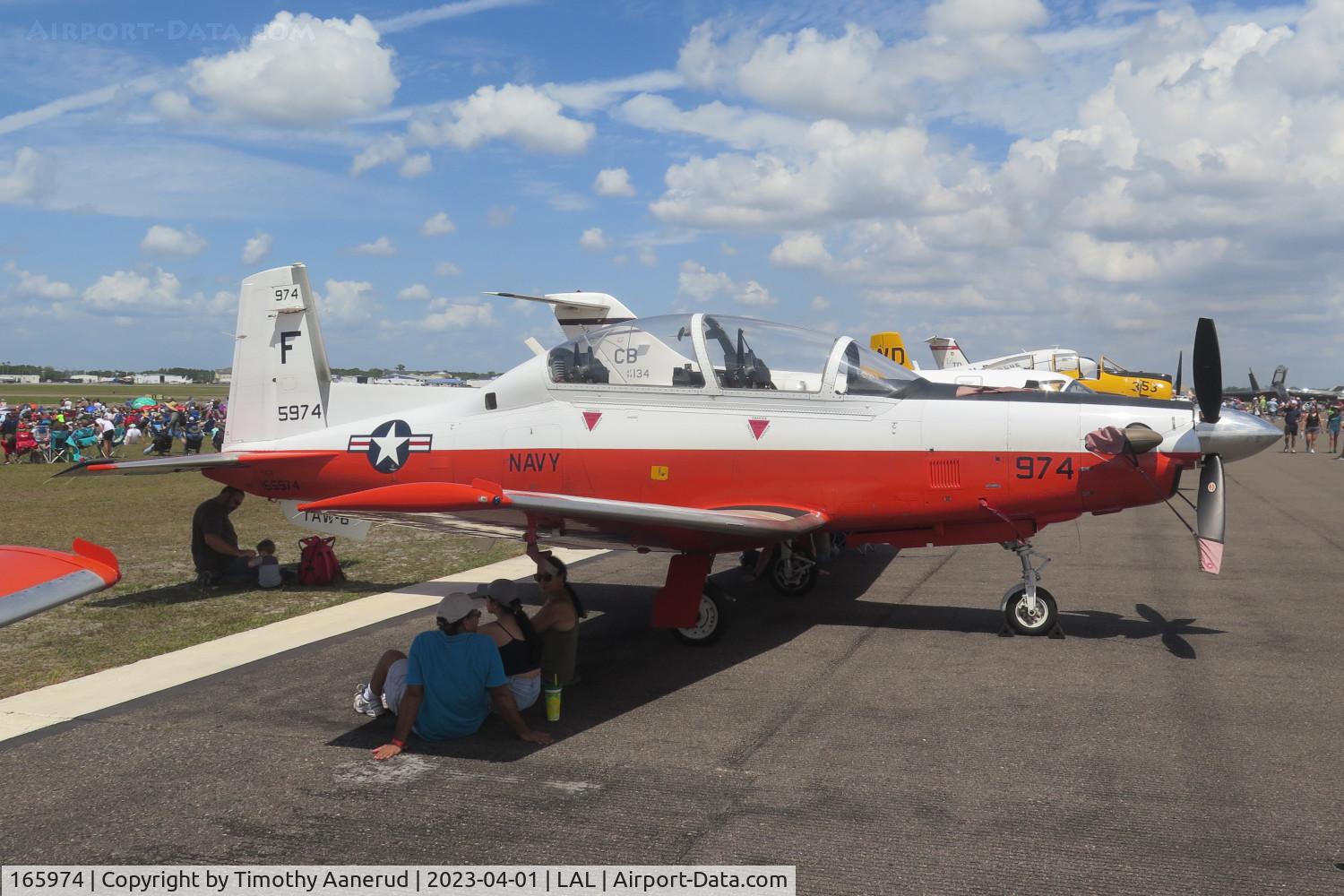 165974, Raytheon T-6A Texan II C/N PT-126, 165974  Raytheon T-6A Texan II, c/n: PT-126, Sun 'n Fun 2023