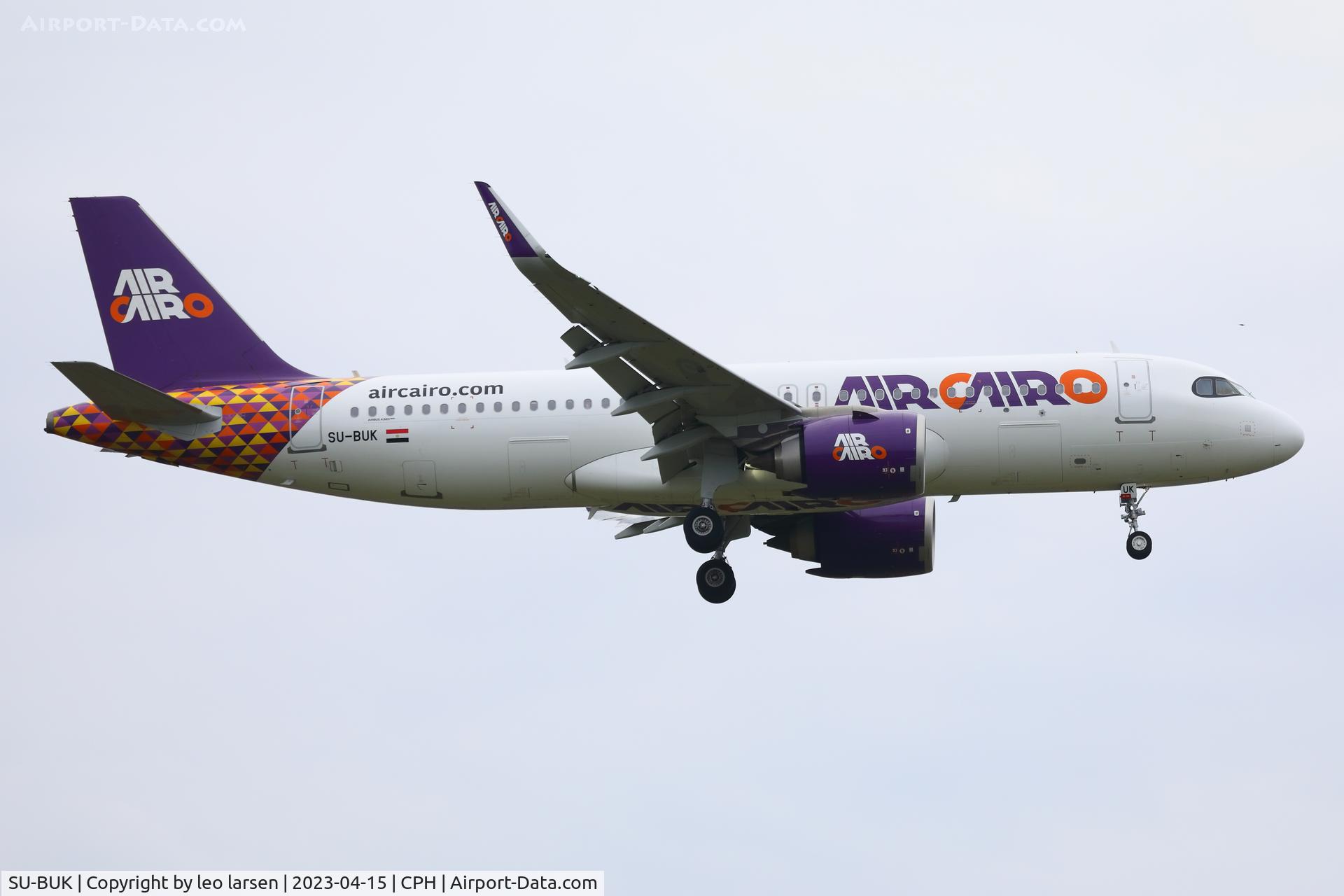 SU-BUK, 2021 Airbus A320-251 Neo C/N 10152, Copenhagen 15.4.2023