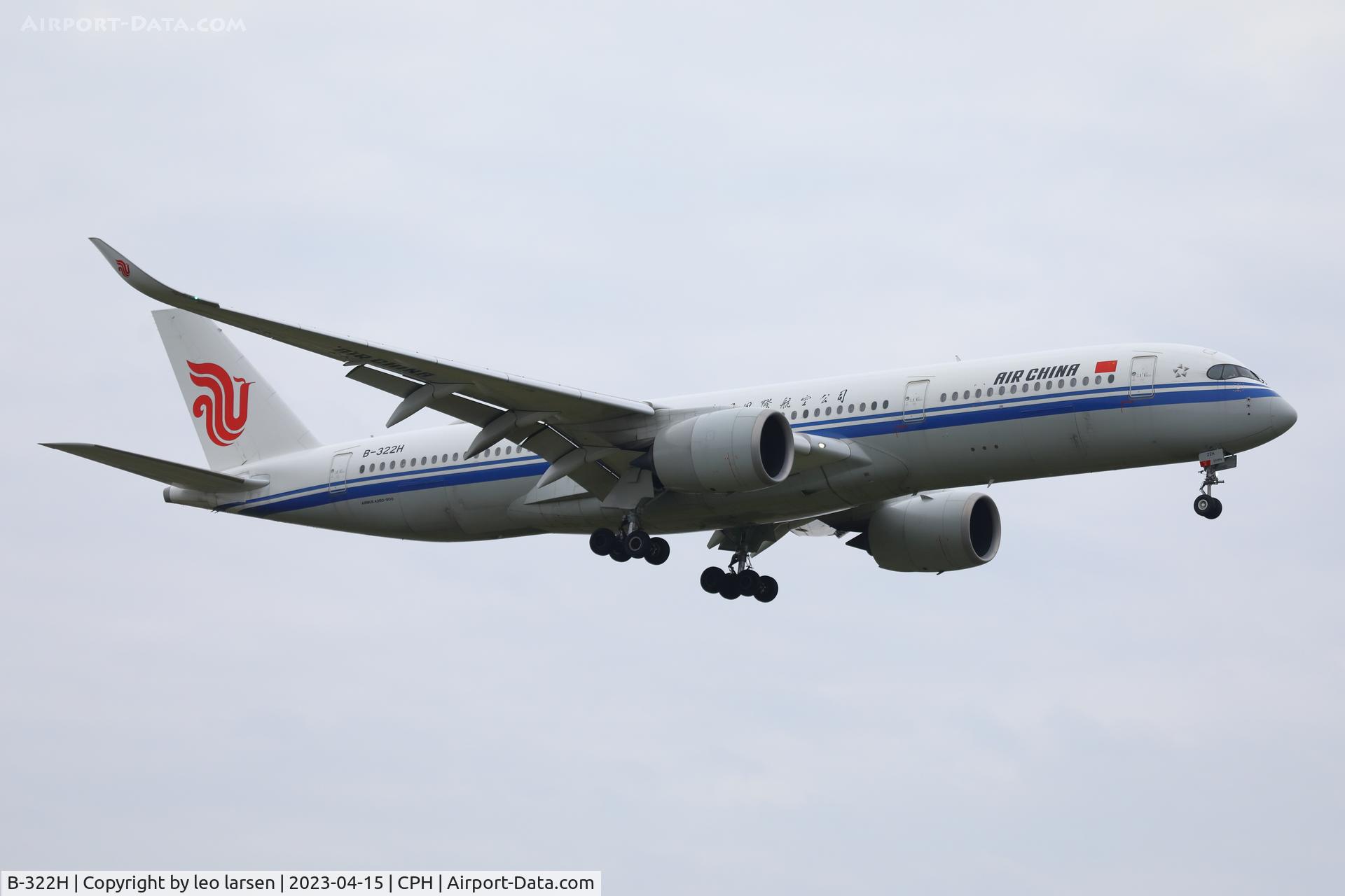 B-322H, 2021 Airbus A350-941 C/N 465, Copenhagen 15.4.2023