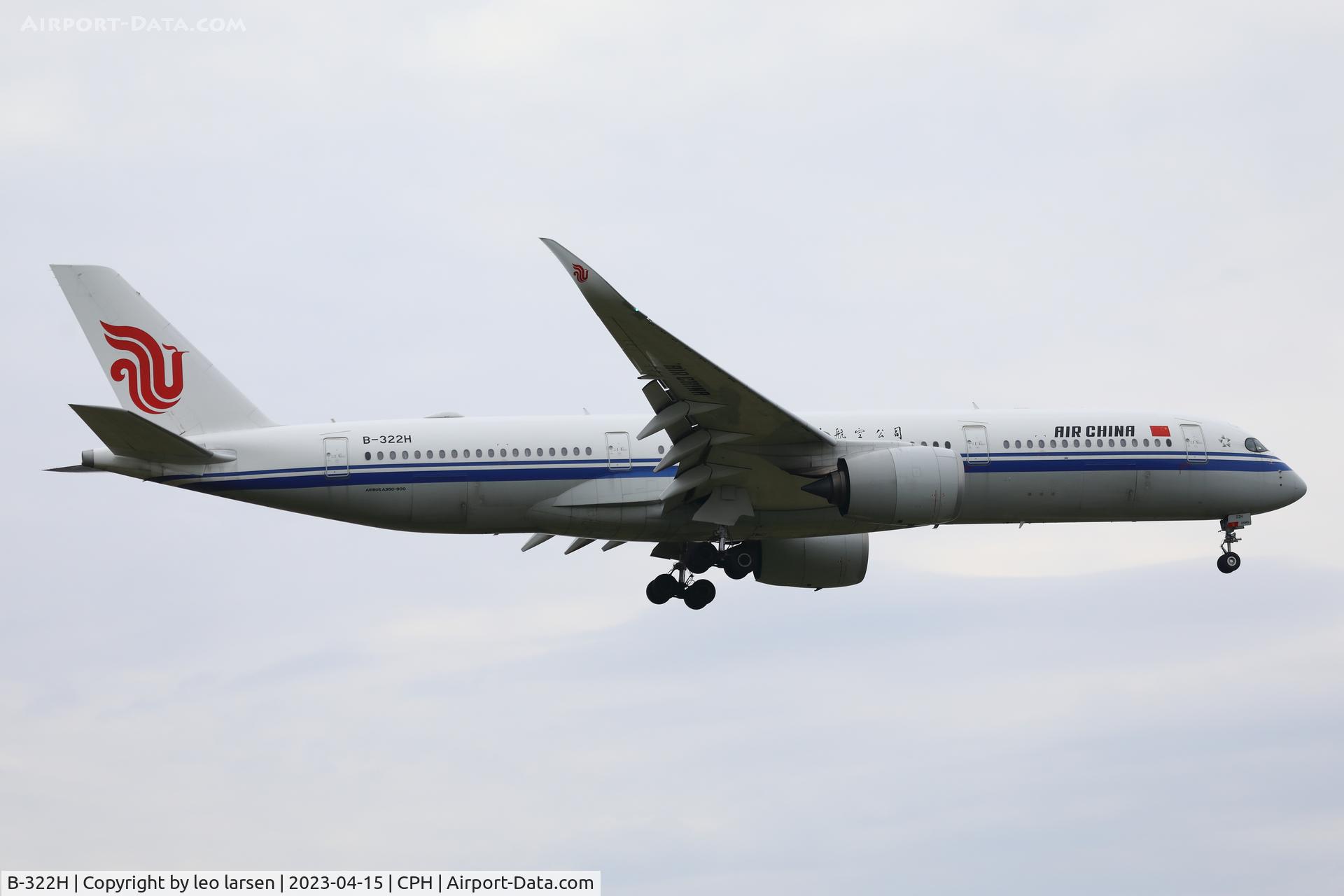 B-322H, 2021 Airbus A350-941 C/N 465, Copenhagen 15.4.2023