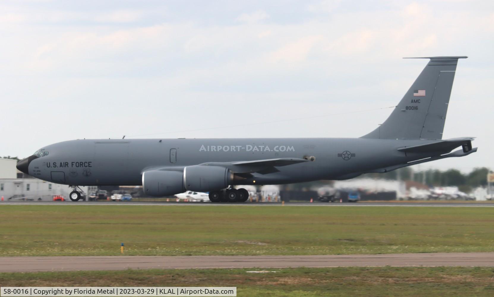 58-0016, 1958 Boeing KC-135R Stratotanker C/N 17761, USAF KC-135R zx