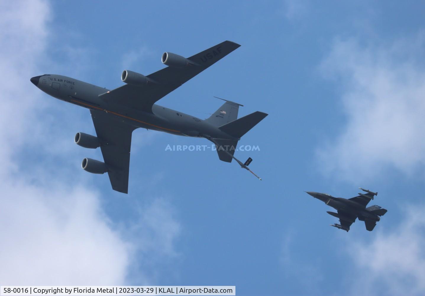 58-0016, 1958 Boeing KC-135R Stratotanker C/N 17761, Sun N Fun 2023 LAL
