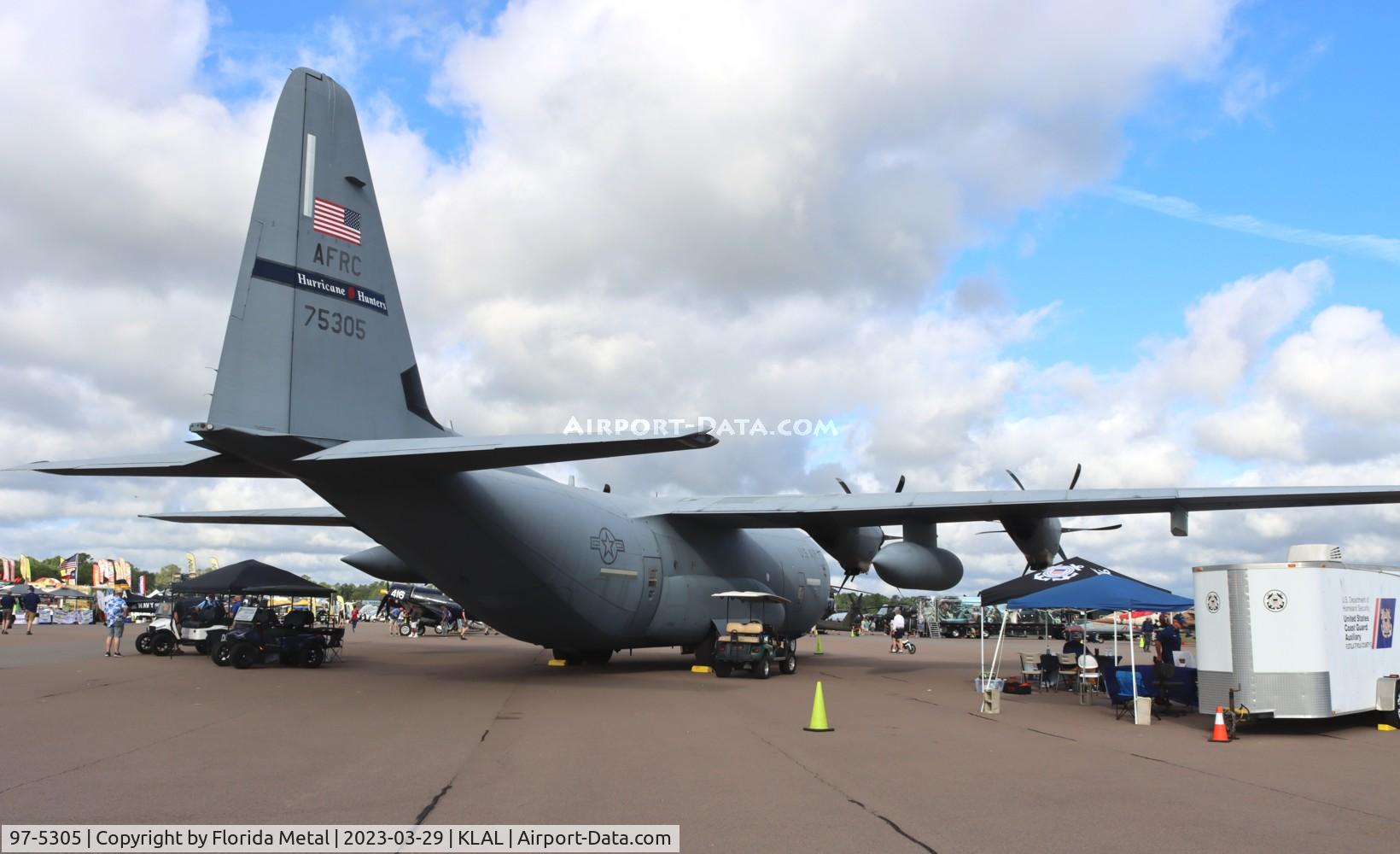 97-5305, 1997 Lockheed WC-130J Hercules C/N 382-5475, Sun N Fun 2023 LAL