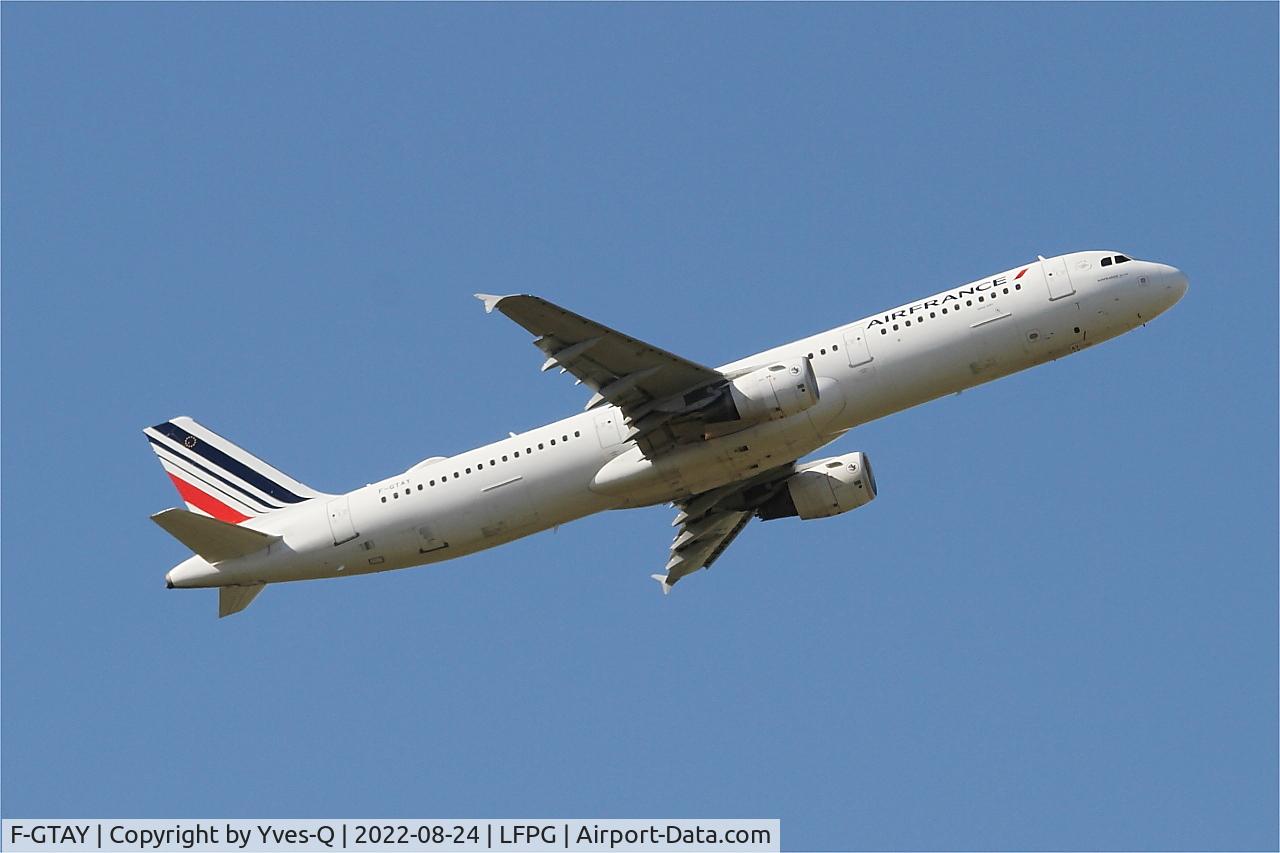 F-GTAY, 2010 Airbus A321-212 C/N 4251, Airbus A321-212, Climbing from rwy 09R, Roissy Charles De Gaulle airport (LFPG-CDG)
