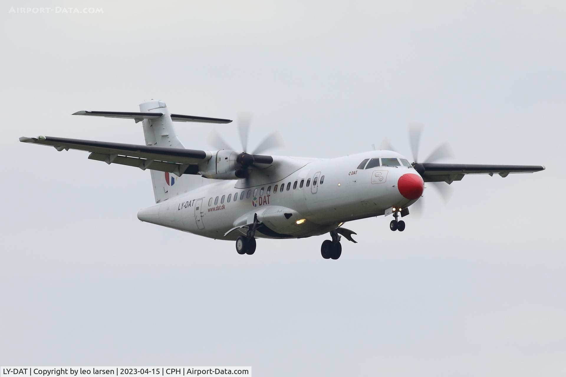 LY-DAT, 1994 ATR 42-500 C/N 445, Copenhagen 15.4.2023
