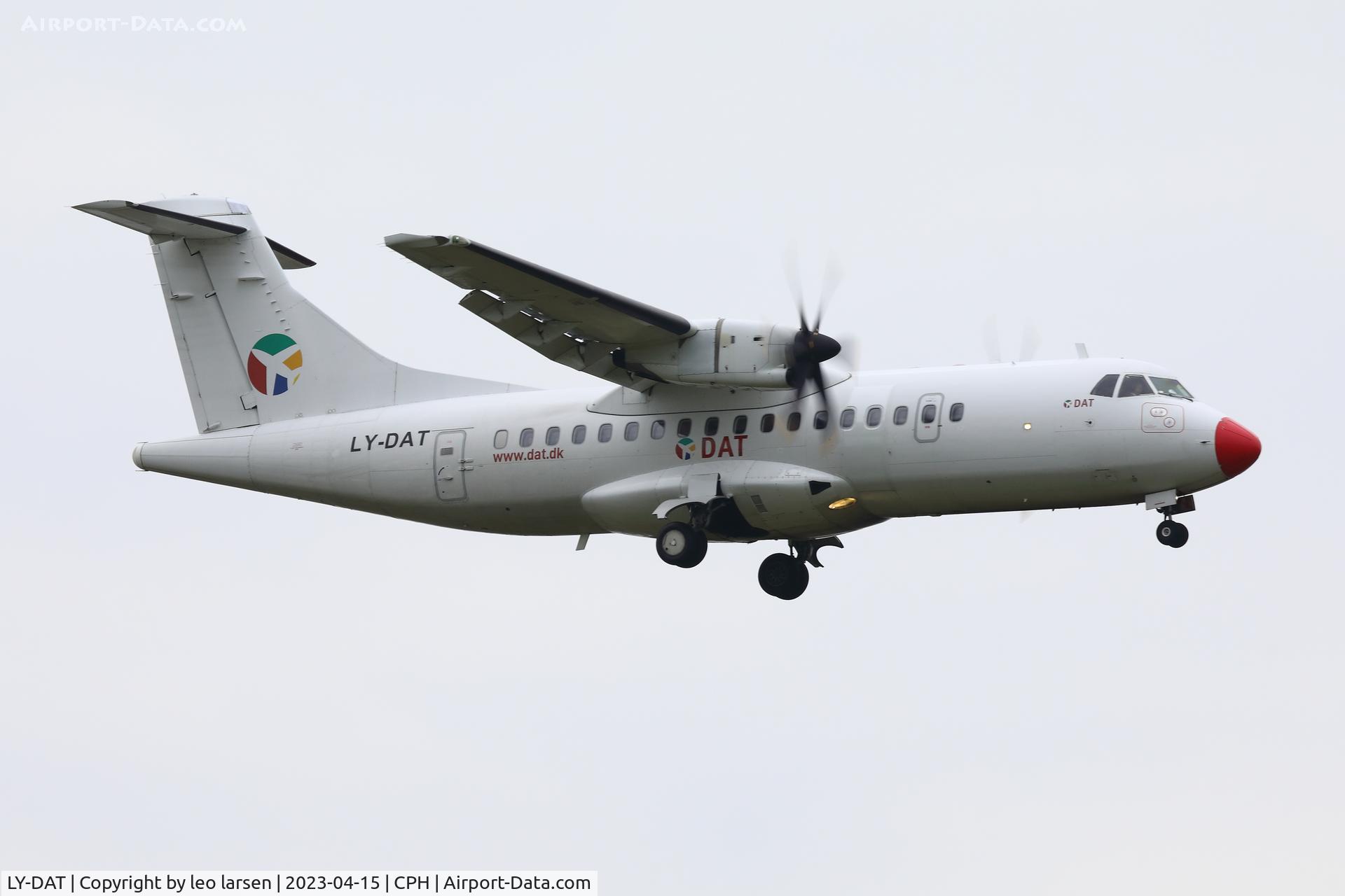 LY-DAT, 1994 ATR 42-500 C/N 445, Copenhagen 15.4.2023
