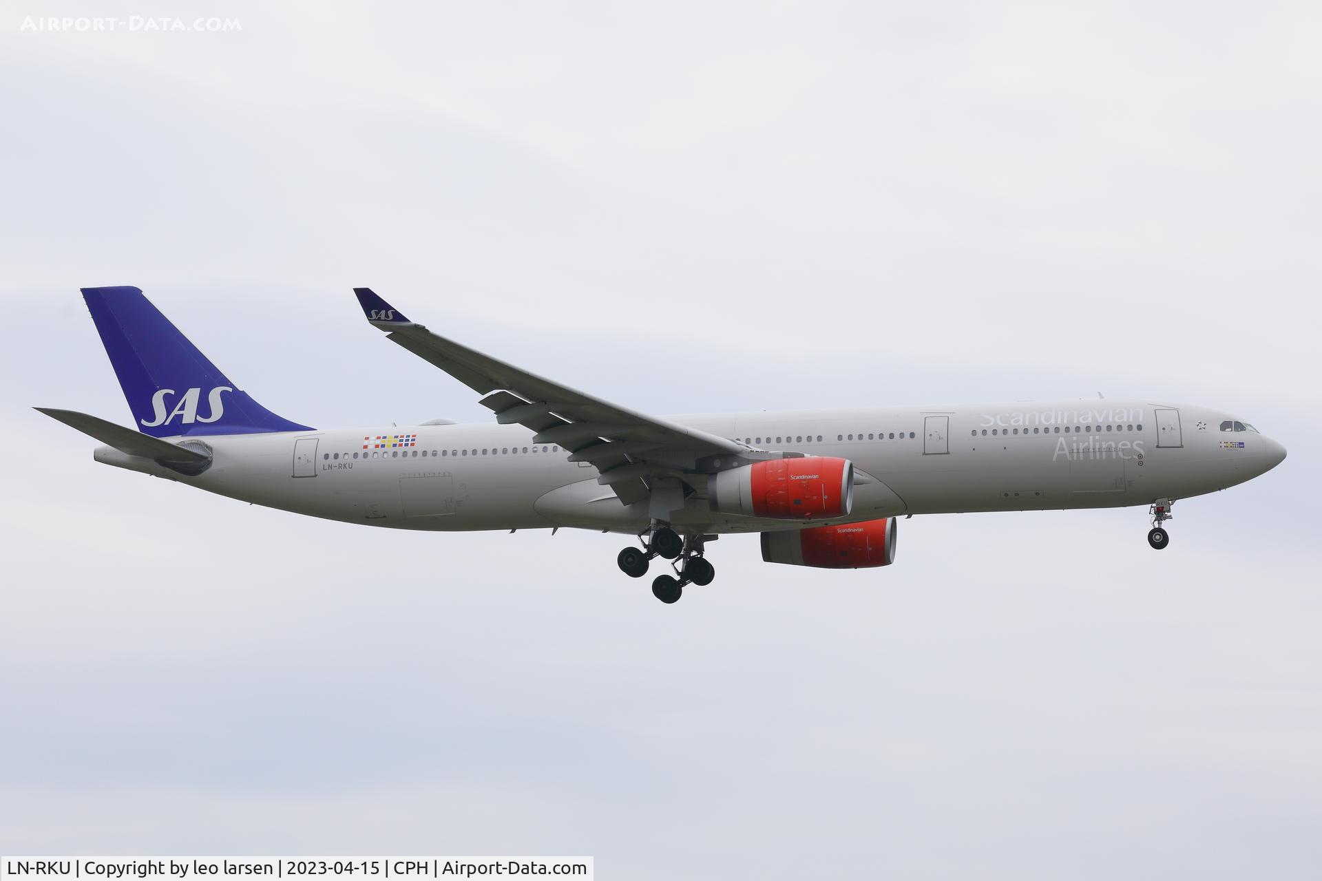 LN-RKU, 2016 Airbus A330-343 C/N 1715, Copenhagen 15.4.2023