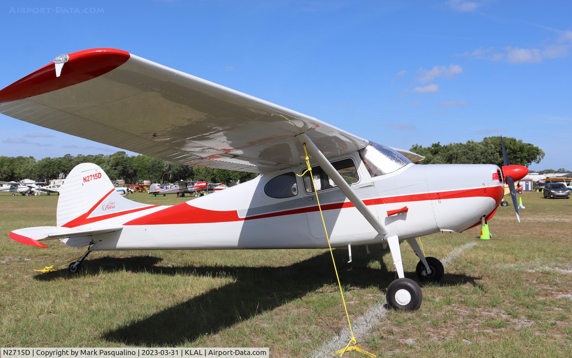 N2715D, 1952 Cessna 170B C/N 25257, Cessna 170B