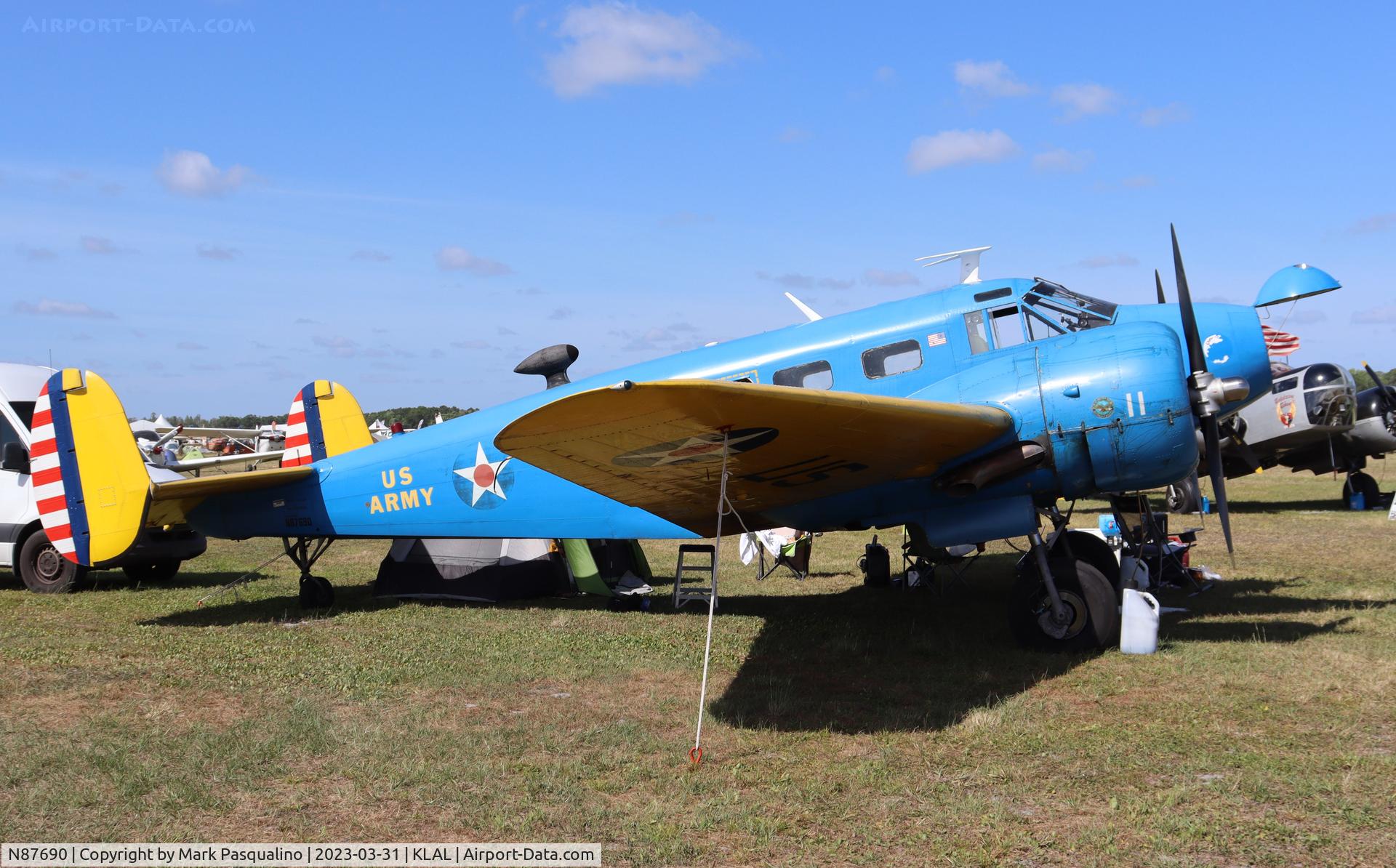 N87690, Beech C-45H Expeditor C/N AF-528, Beech C-45H