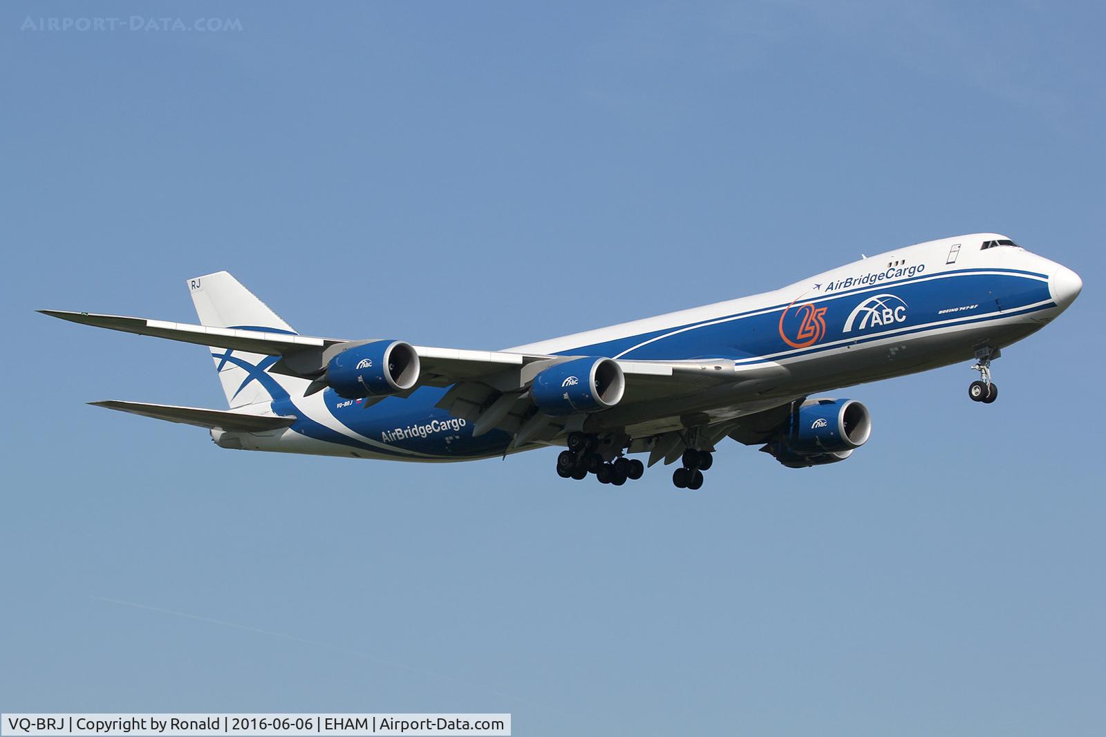 VQ-BRJ, 2013 Boeing 747-8HVF C/N 37670, at spl