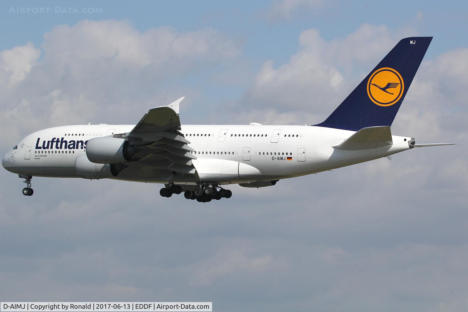 D-AIMJ, 2011 Airbus A380-841 C/N 073, at fra