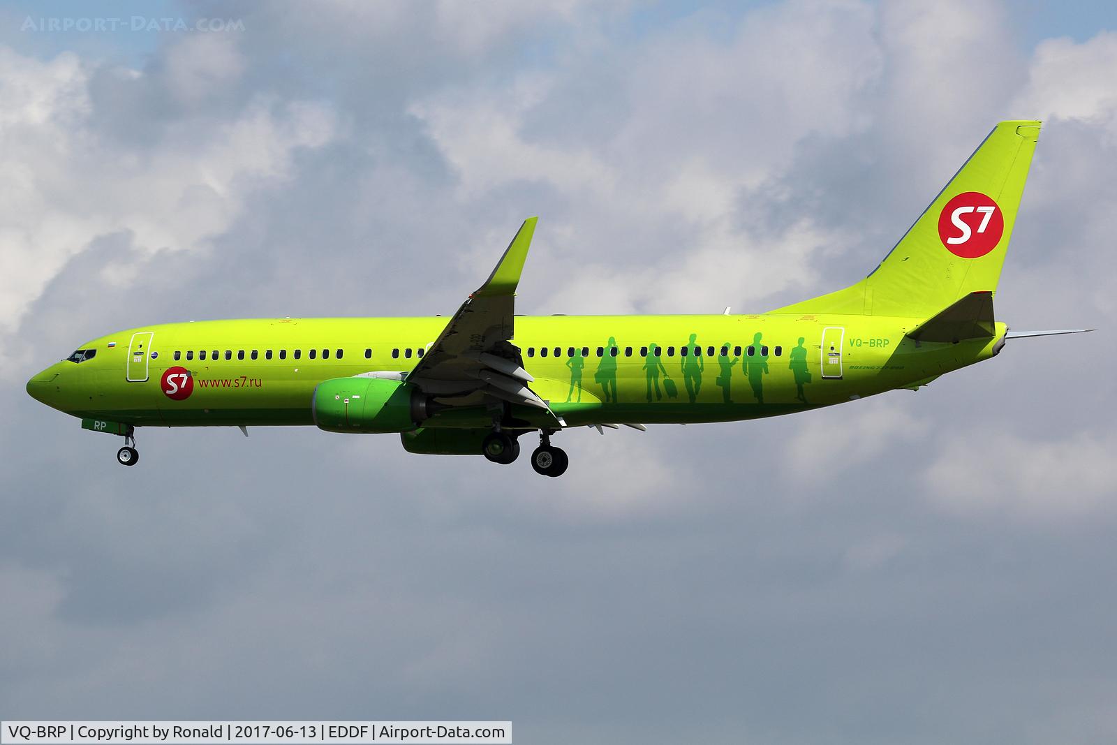 VQ-BRP, 2014 Boeing 737-8LP C/N 41709, at fra