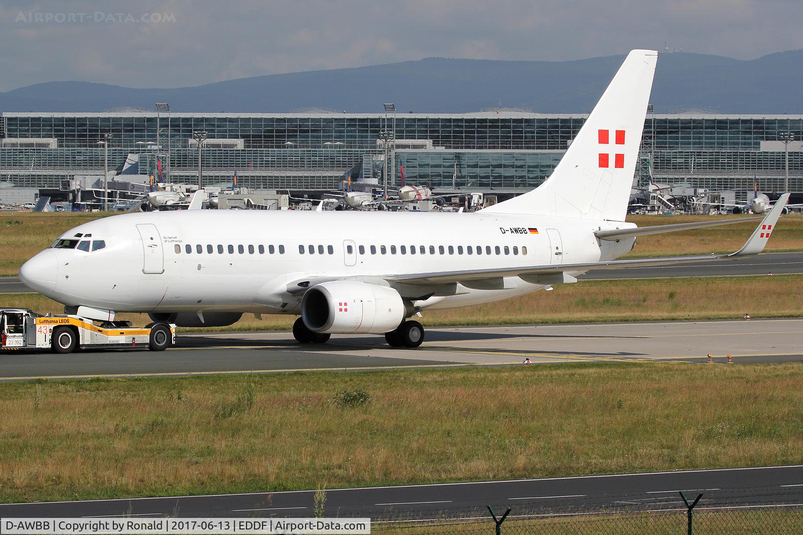 D-AWBB, 1999 Boeing 737-7CN BBJ C/N 30752, at fra