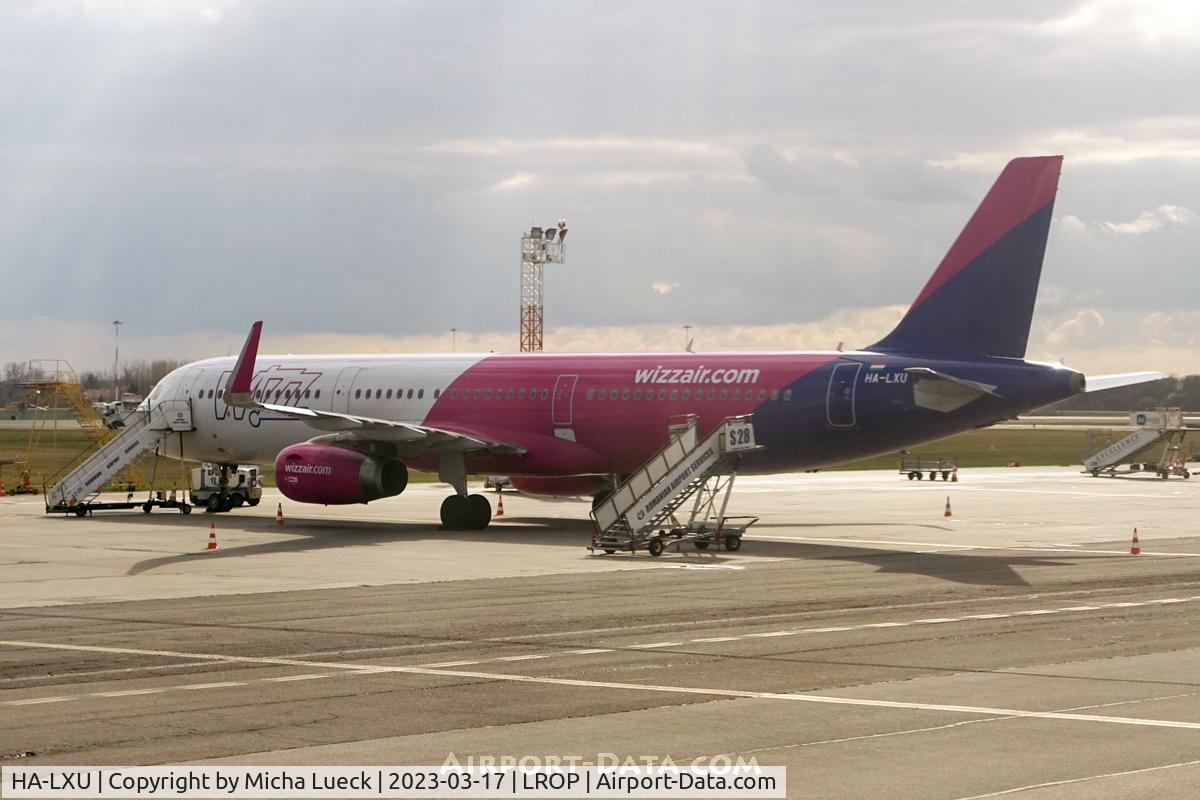 HA-LXU, 2017 Airbus A321-231 C/N 7763, At Bucharest