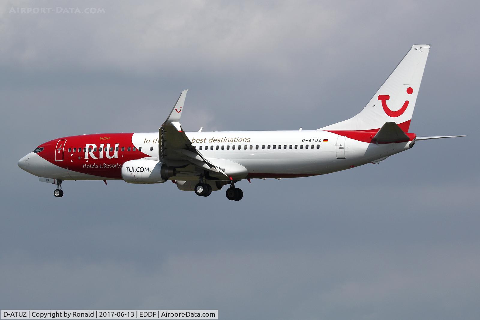 D-ATUZ, 2007 Boeing 737-8K5 C/N 34691, at fra