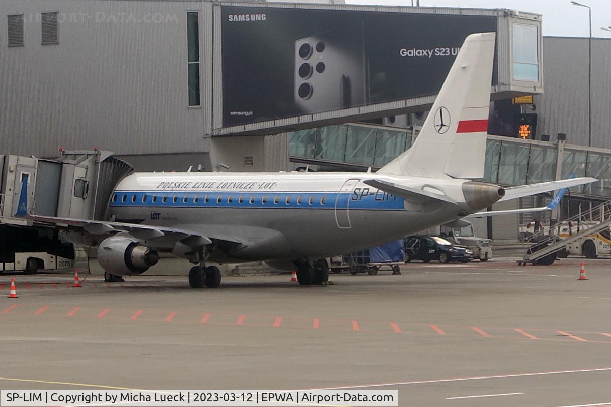 SP-LIM, 2010 Embraer 175LR (ERJ-170-200LR) C/N 17000311, Retro livery