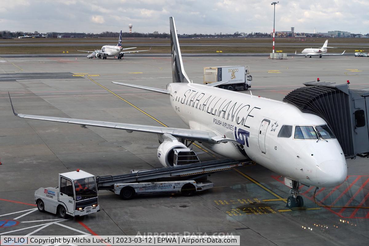 SP-LIO, 2010 Embraer 175LR (ERJ-170-200LR) C/N 17000321, At Warsaw