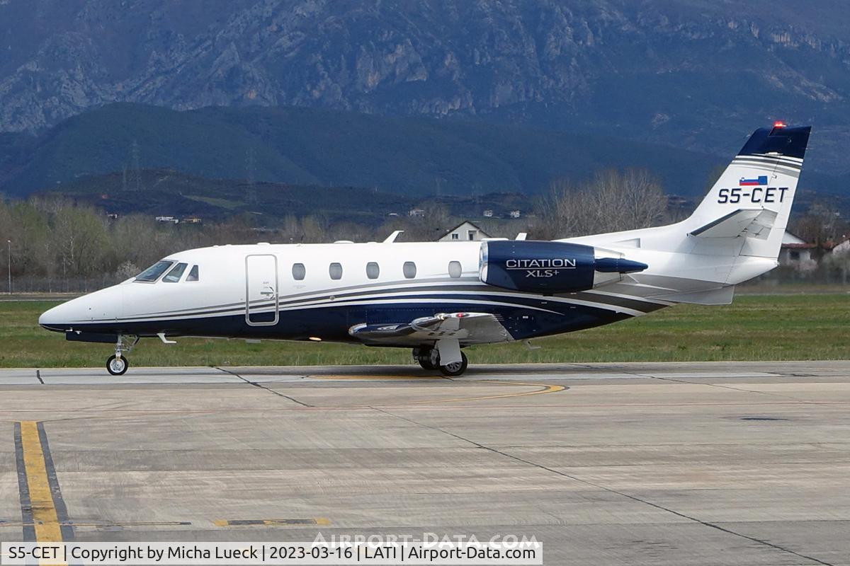 S5-CET, 2019 Cessna 560XL Citation XLS C/N 560-6270, At Tirana