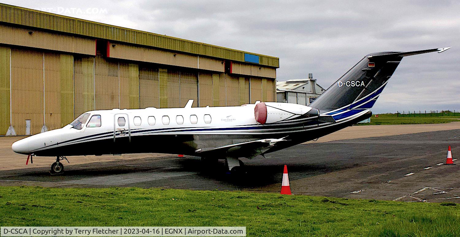 D-CSCA, 2012 Cessna 525B CitationJet CJ3 C/N 525B-0378, At East Midlands Airport