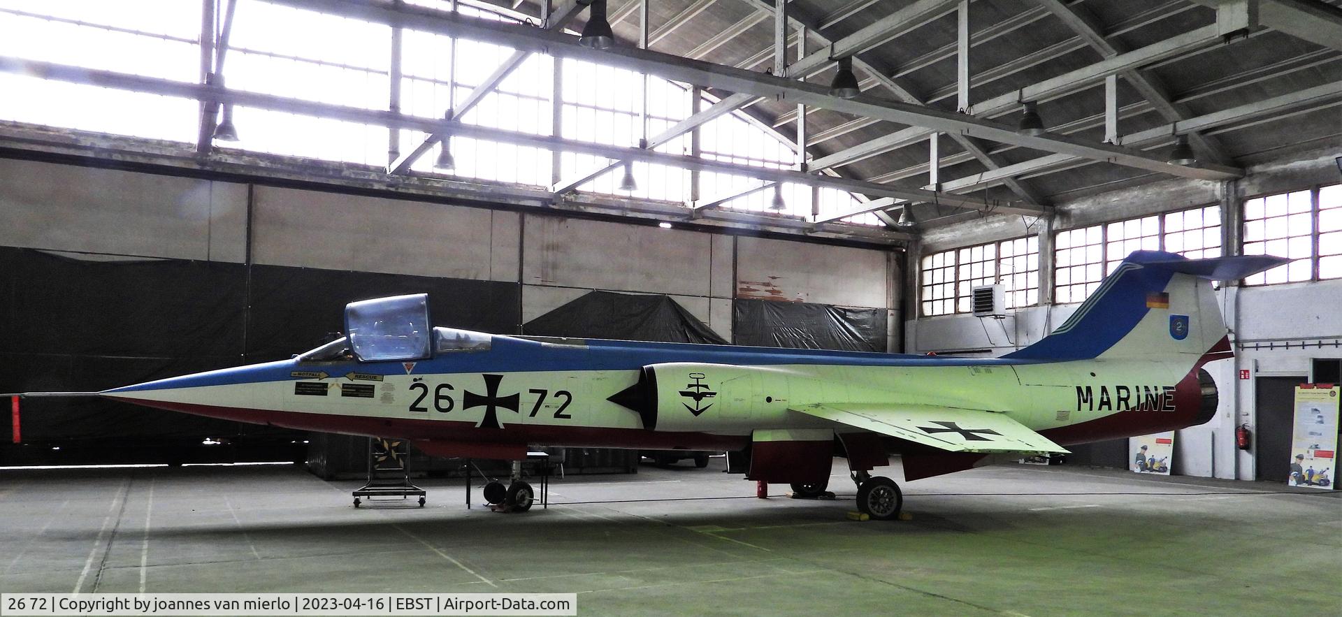 26 72, Lockheed F-104G Starfighter C/N 683-7418, Stored