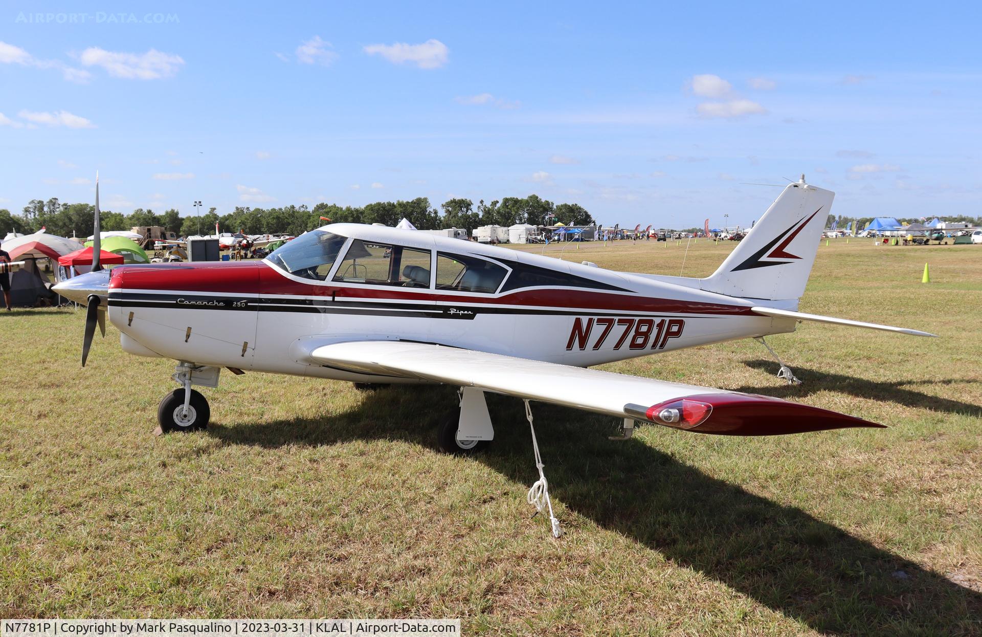 N7781P, 1962 Piper PA-24-250 Comanche C/N 24-2998, Piper PA-24-250