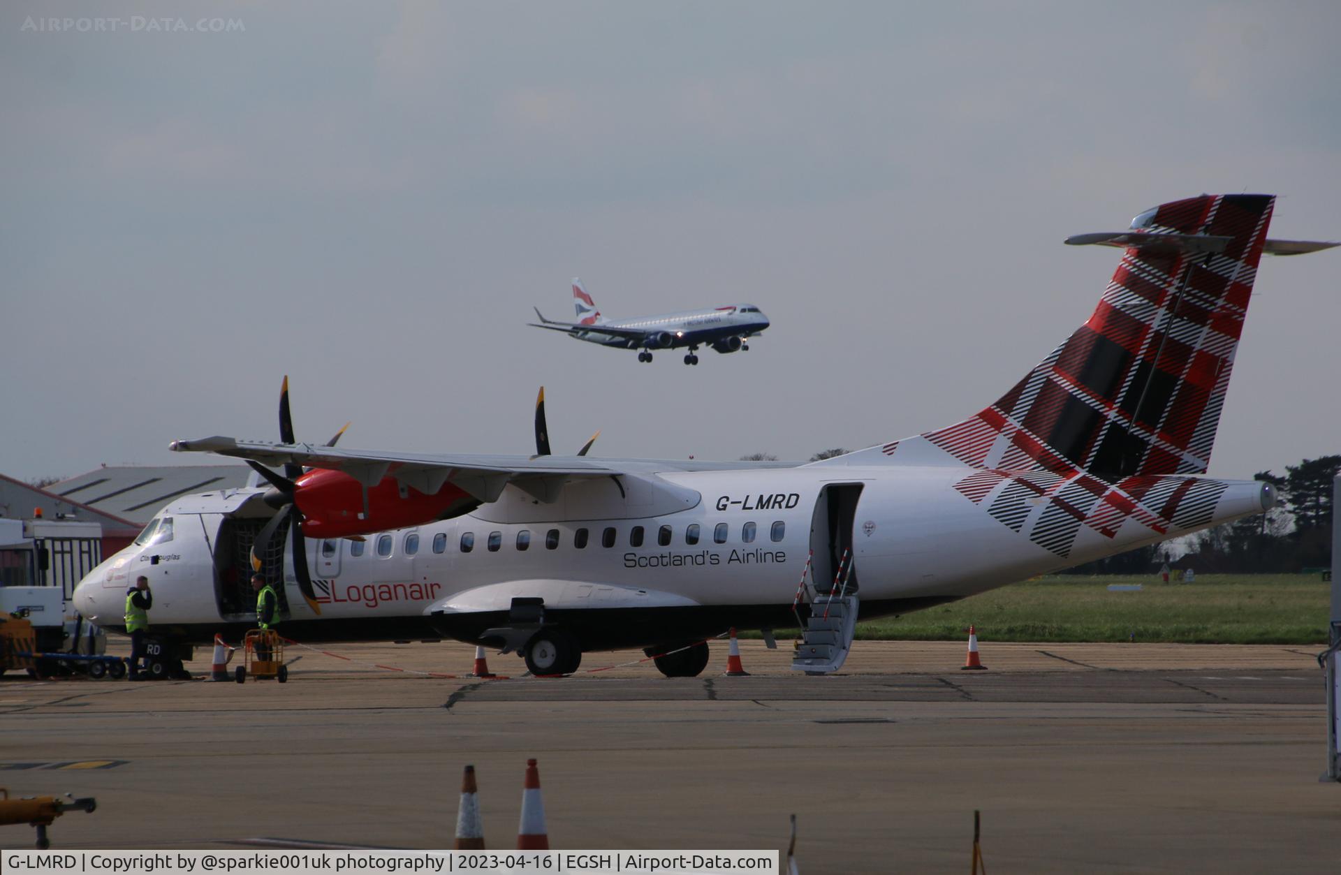 G-LMRD, 1999 ATR 42-500 C/N 584, Seen at Norwich