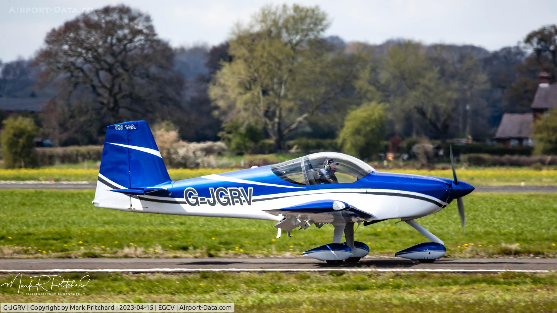 G-JGRV, 2020 Vans RV-14A C/N LAA 393-15585, Doing Circuits
