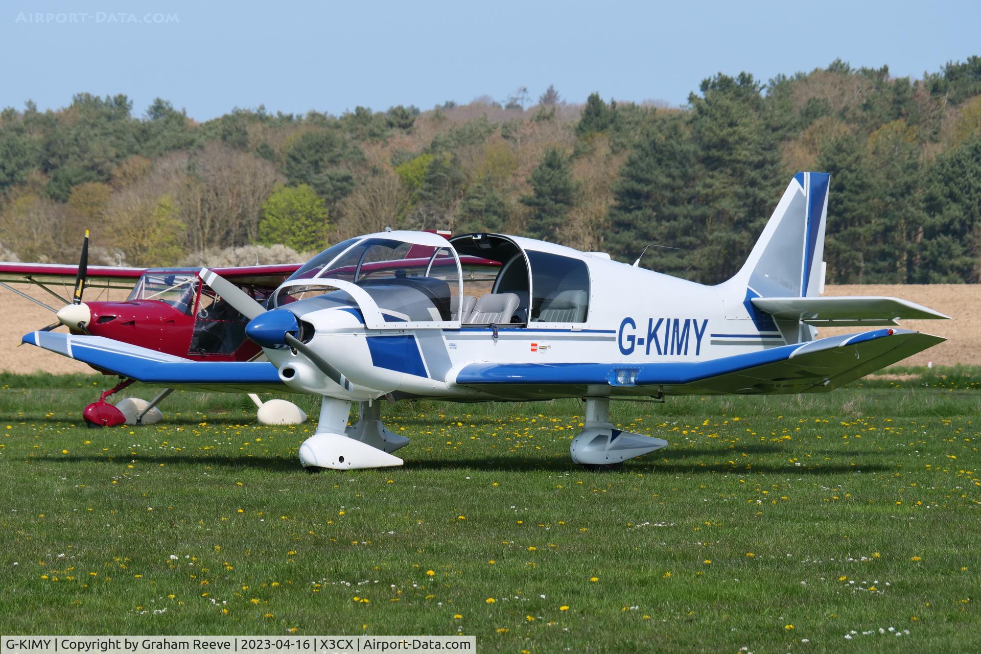 G-KIMY, 1980 Robin DR-400-140B Major C/N 1401, Parked at Northrepps.