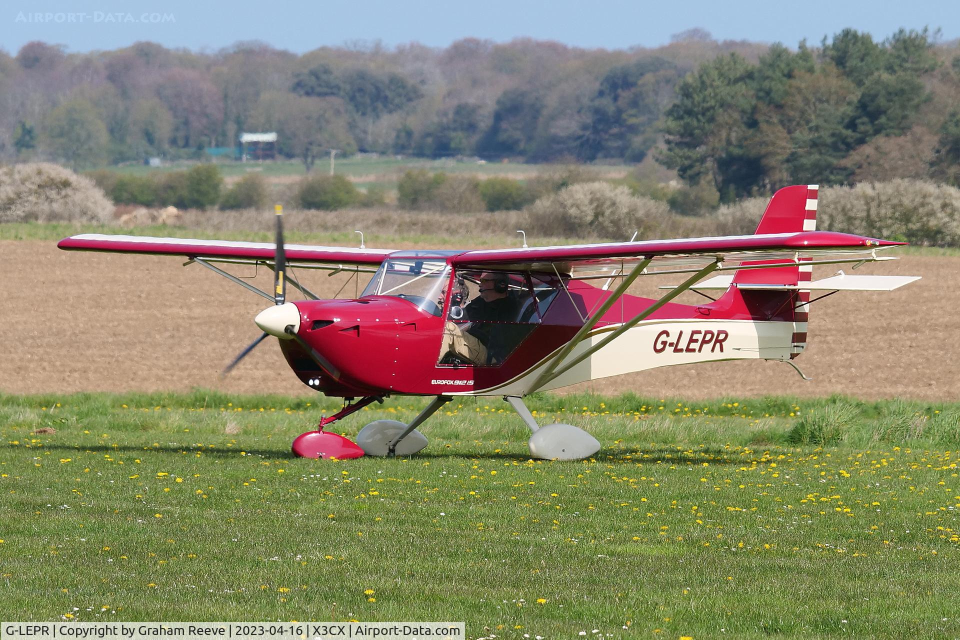 G-LEPR, 2019 Aeropro EuroFOX 3k C/N 56519, Parked at Northrepps.
