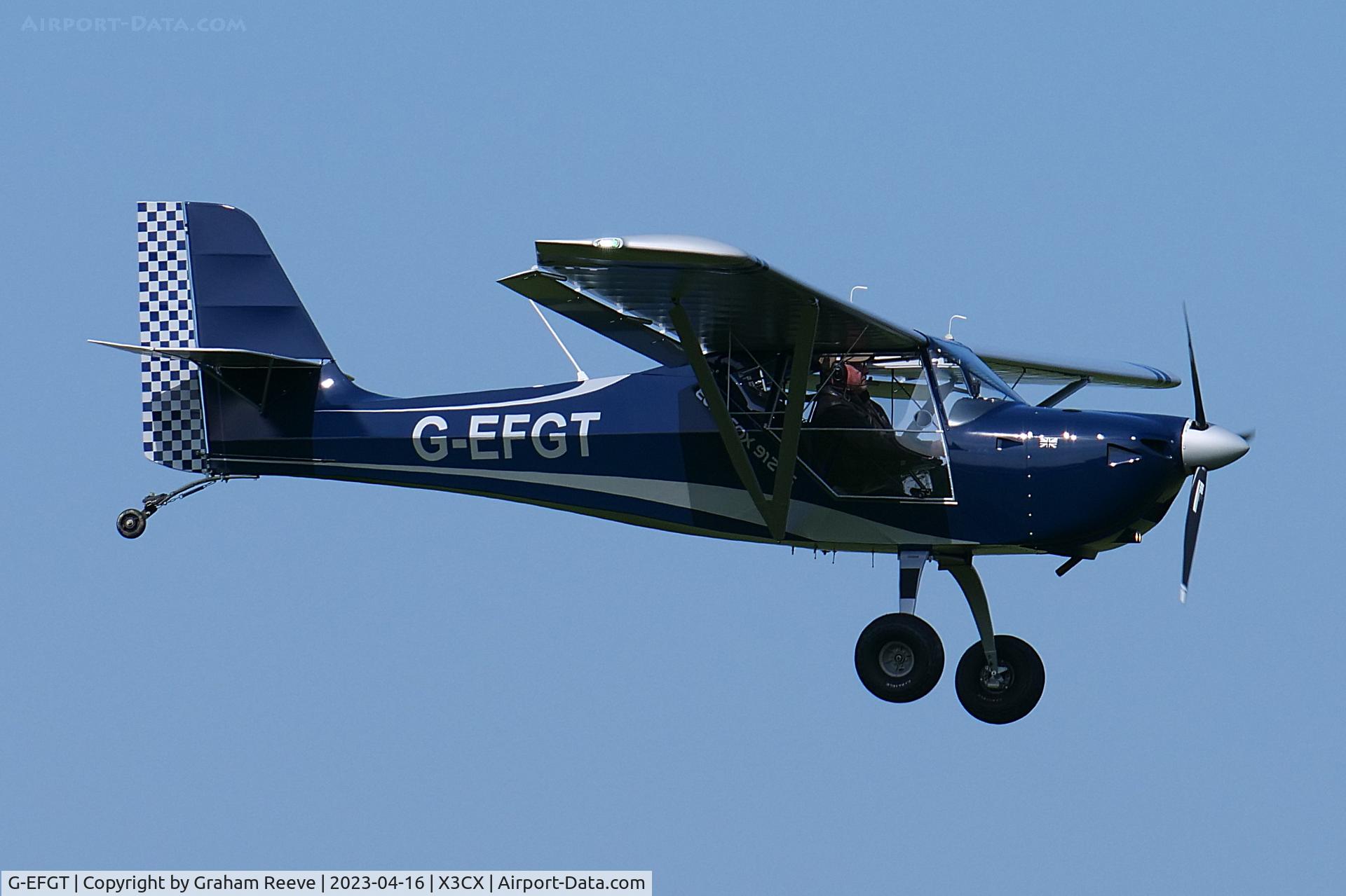 G-EFGT, 2022 Ascent Industries EuroFOX 2K C/N 64422, Landing at Northrepps.