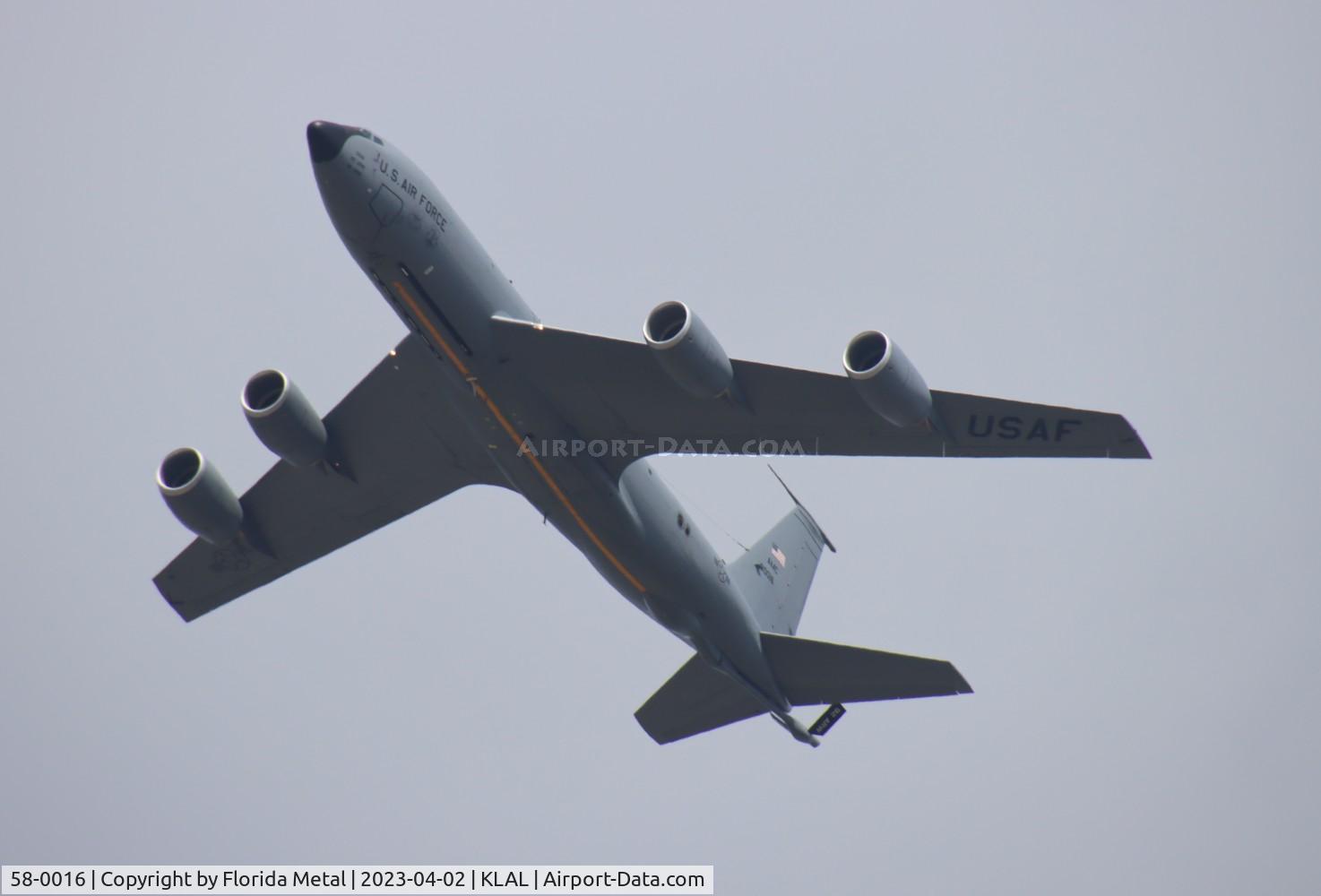 58-0016, 1958 Boeing KC-135R Stratotanker C/N 17761, USAF KC-135R zx