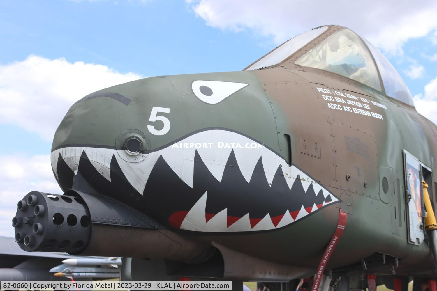 82-0660, 1982 Fairchild Republic A-10C Thunderbolt II C/N A10-0708, USAF A-10 zx