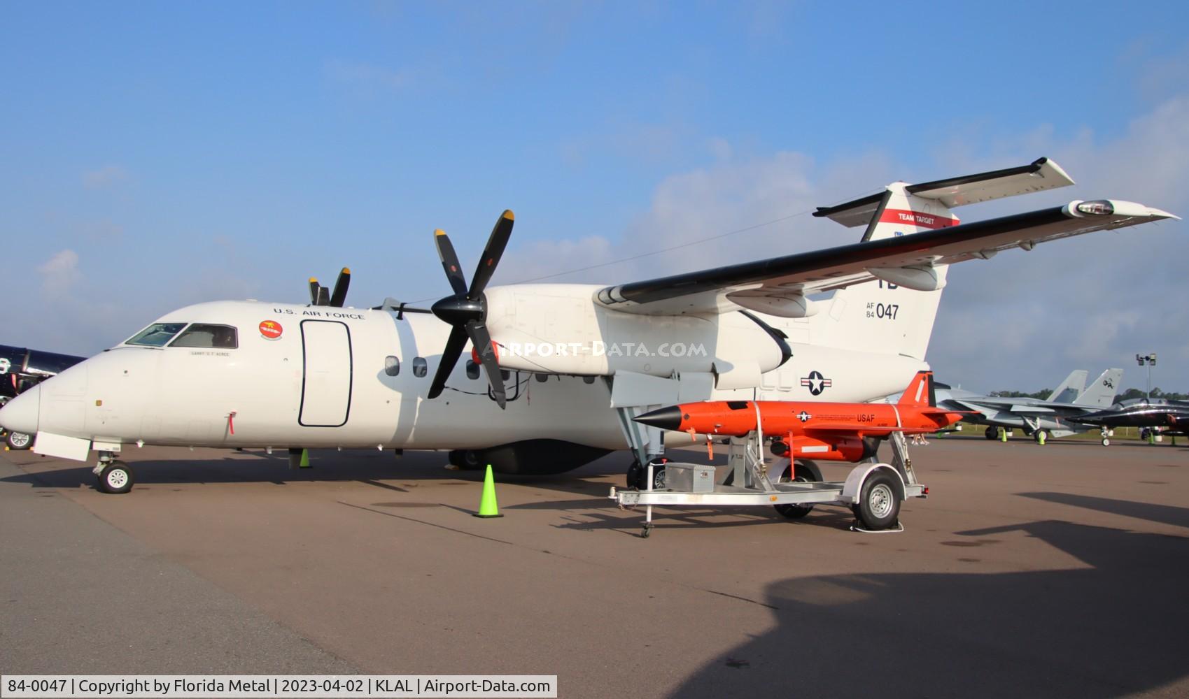 84-0047, 1986 De Havilland Canada E-9A (DHC-8-101) C/N 037, Sun N Fun 2023 LAL