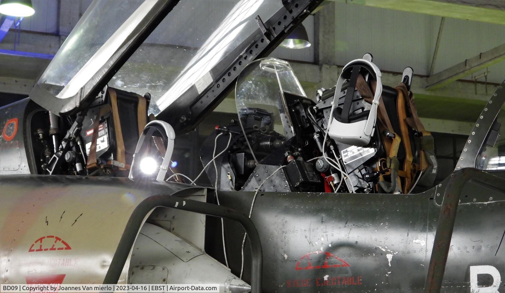 BD09, SABCA Mirage 5BD C/N 209, Stored