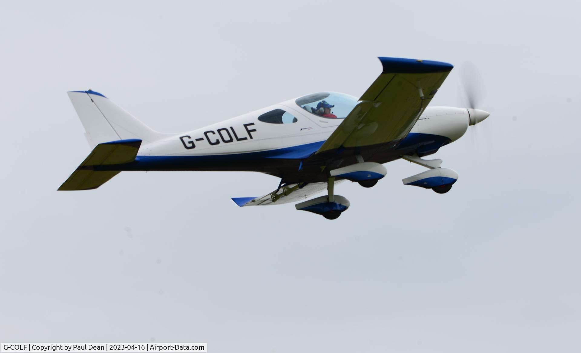 G-COLF, 2015 BRM Aero Bristell NG5 Speed Wing C/N 14045-2762, G-COLF taking off at Fishburn