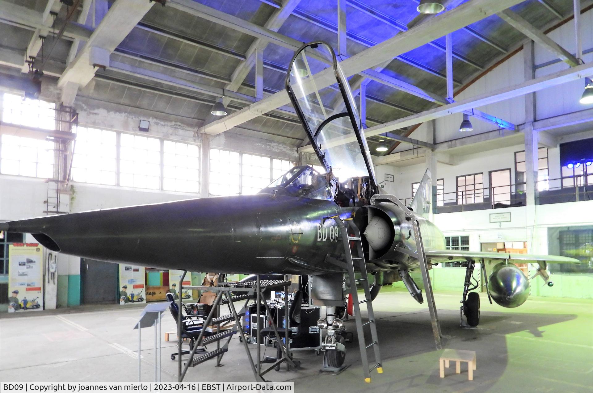 BD09, SABCA Mirage 5BD C/N 209, Stored