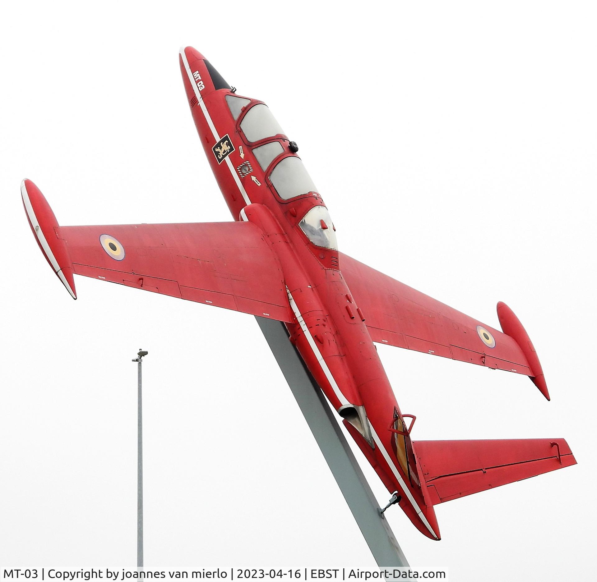 MT-03, Fouga CM-170 Magister C/N 260, St.Truiden