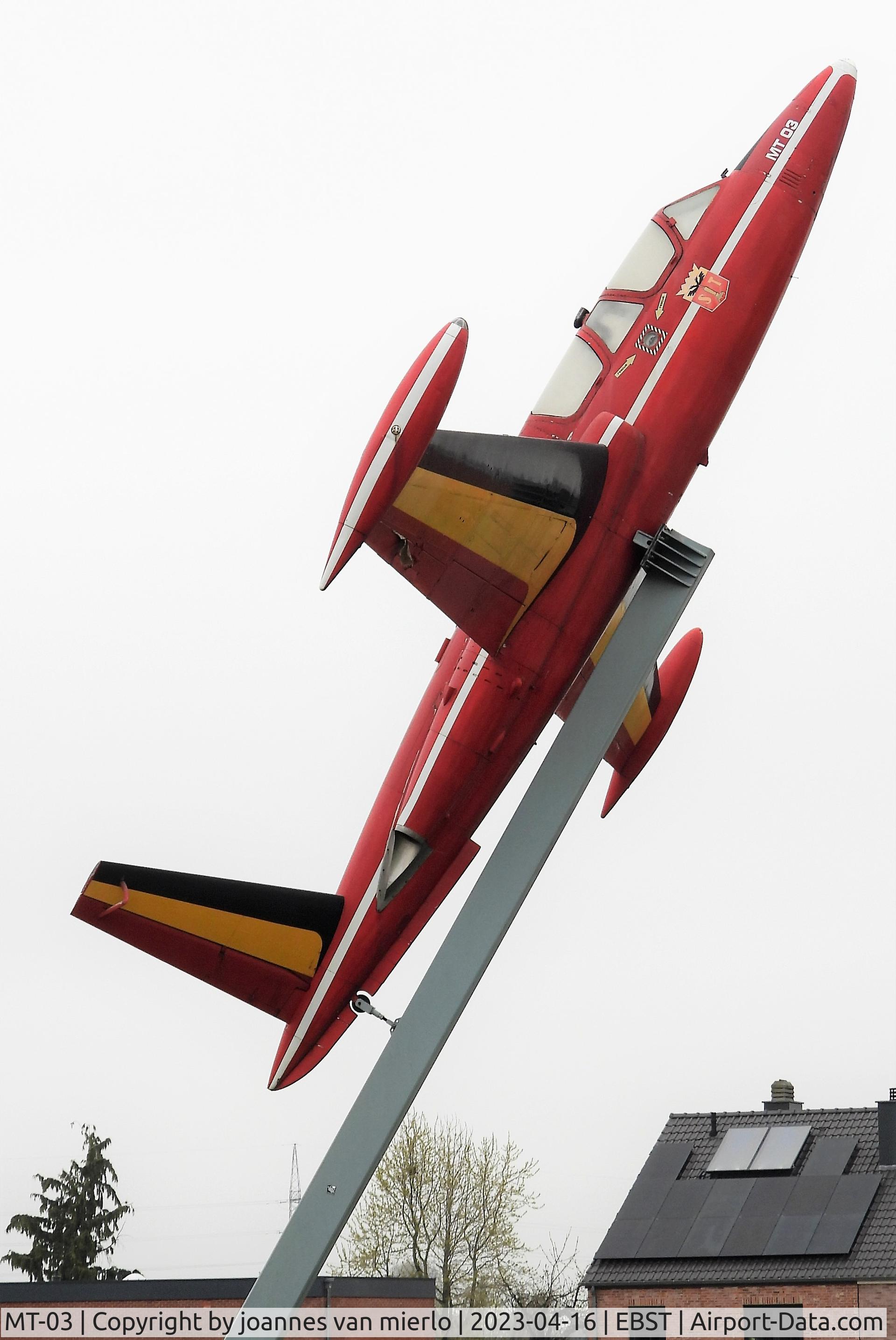 MT-03, Fouga CM-170 Magister C/N 260, St.Truiden