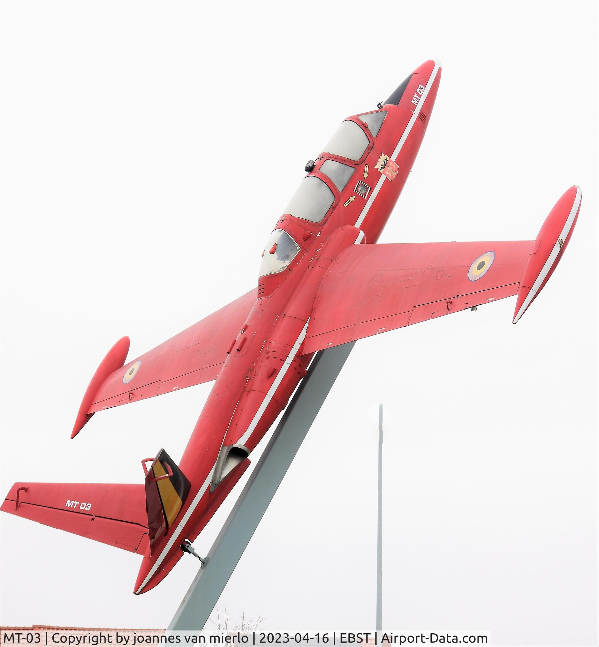 MT-03, Fouga CM-170 Magister C/N 260, St.Truiden