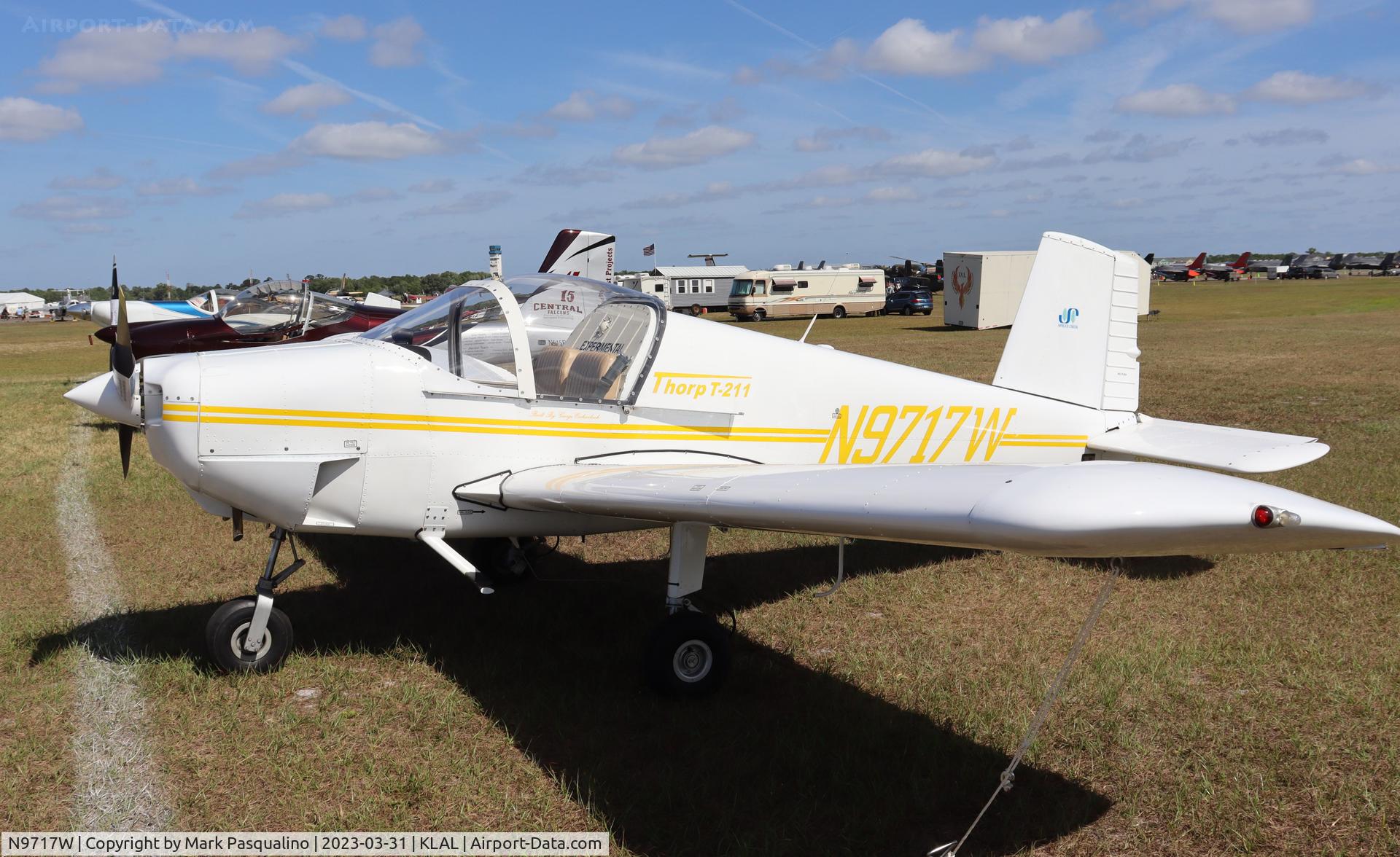 N9717W, 2017 Venture Aircraft Thorp T-211 C/N 1083, Thorp T-211