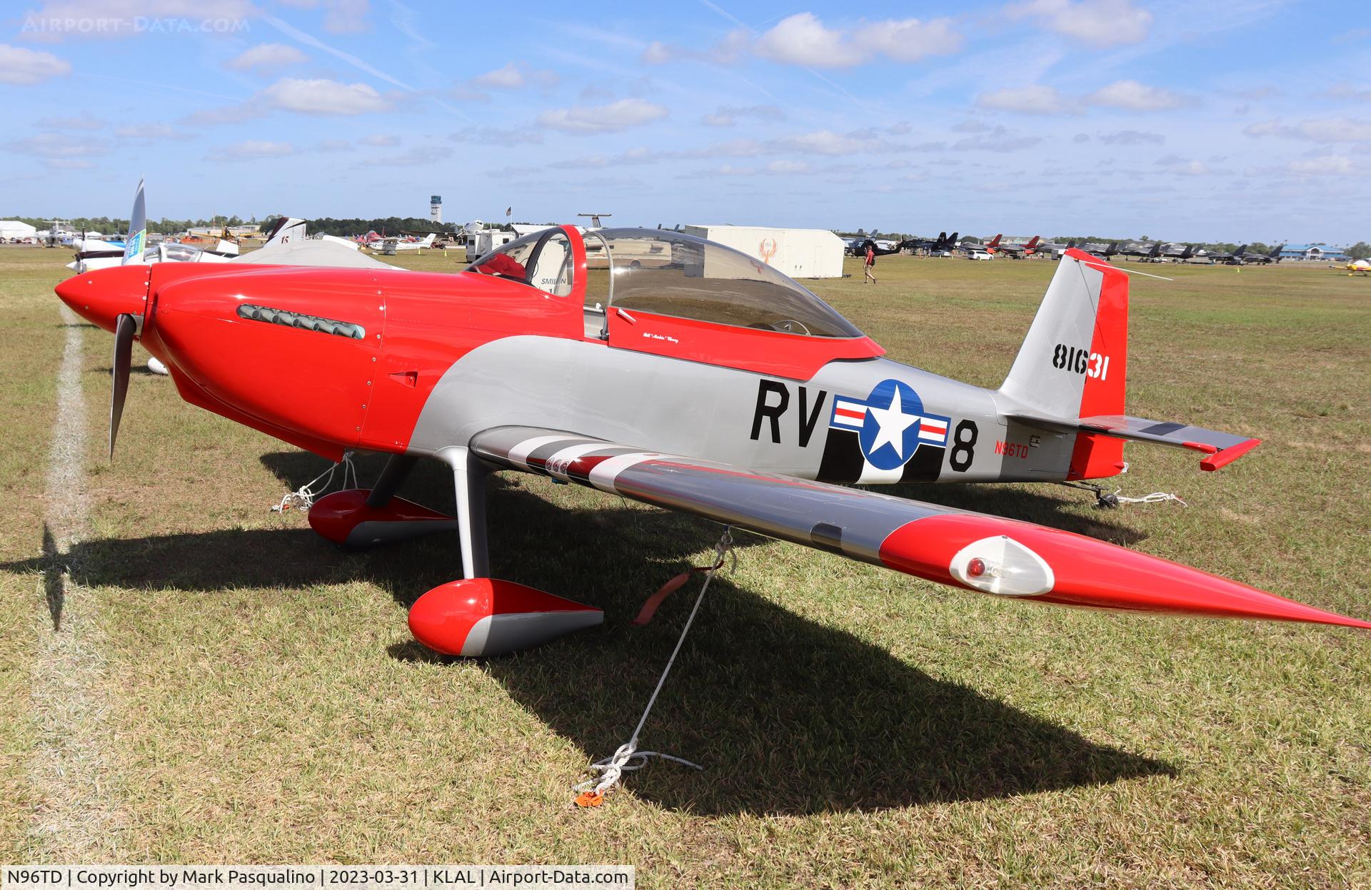 N96TD, Vans RV-8 C/N 81631, Vans RV-8