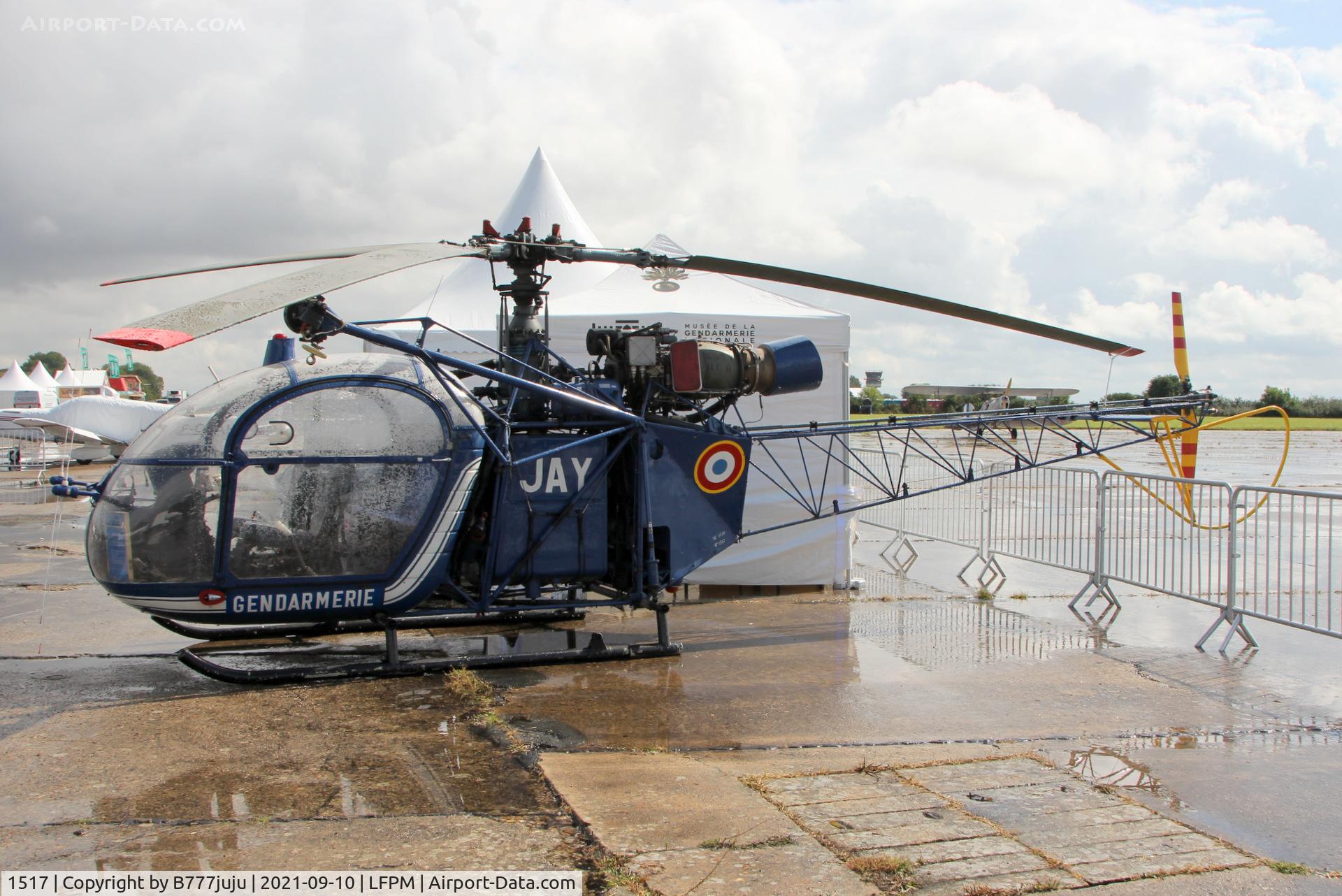 1517, Sud SE-3130 Alouette II C/N 1517, during Paris Air Legende 2021