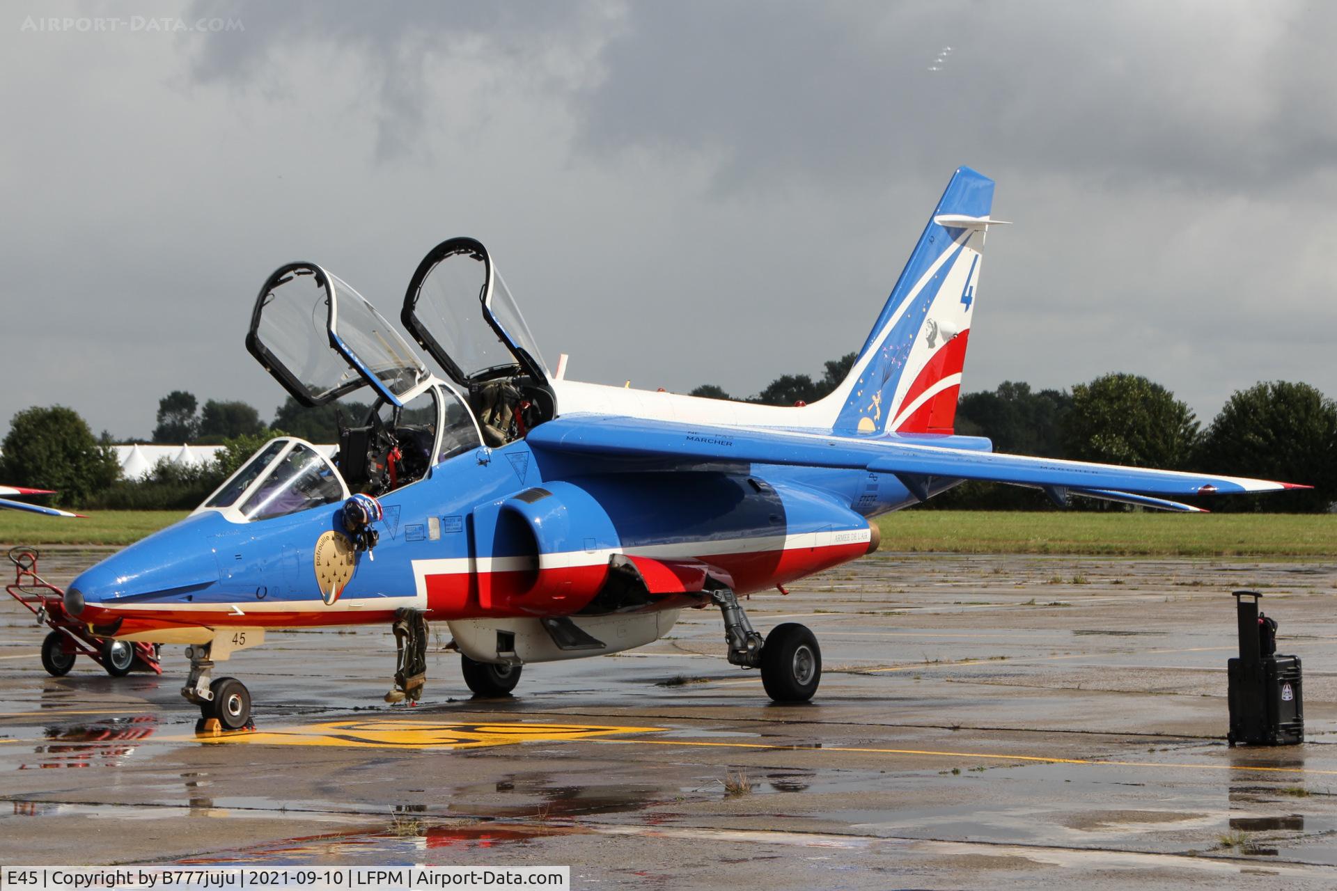 E45, Dassault-Dornier Alpha Jet E C/N E45, during Paris Air Legende 2021
