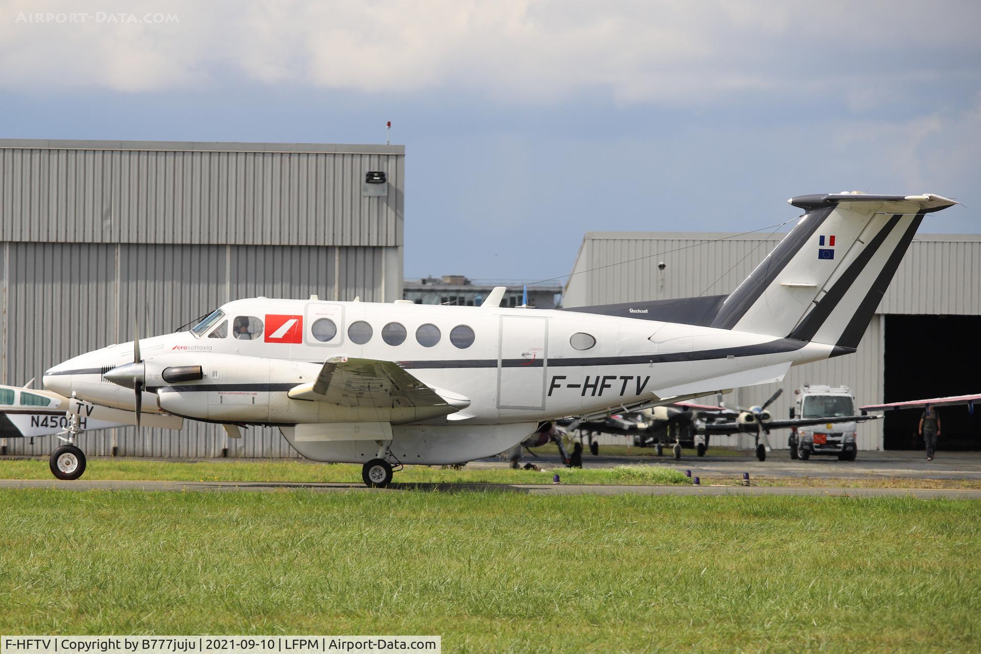 F-HFTV, 1976 Beech 200 Super King Air Catpass C/N BB-123, during Paris Air Legende 2021
