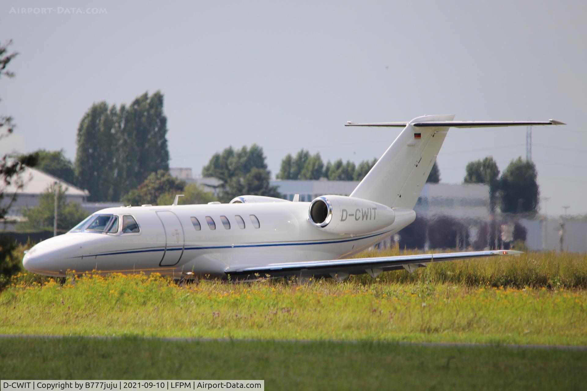 D-CWIT, 2012 Cessna 525C CitationJet CJ4 C/N 525C-0124, during Paris Air Legende 2021