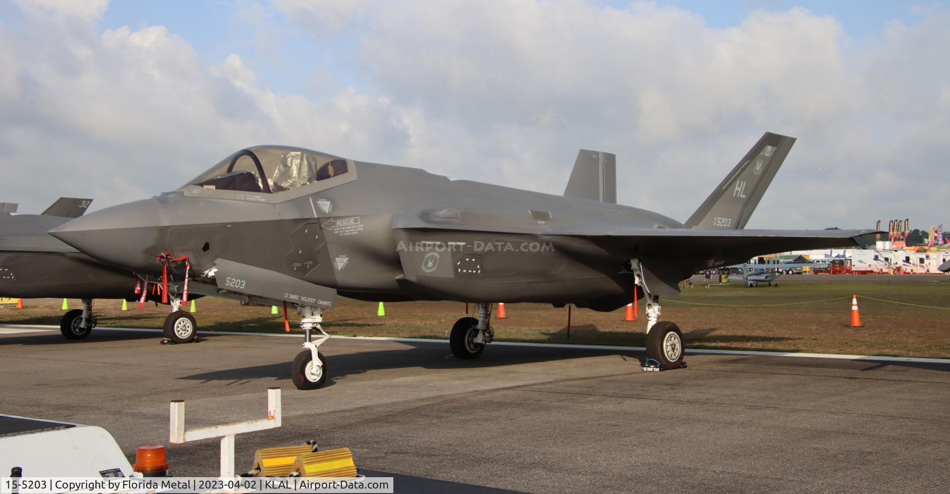 15-5203, Lockheed Martin F-35A Lightning II C/N AF-178, USAF F-35A zx