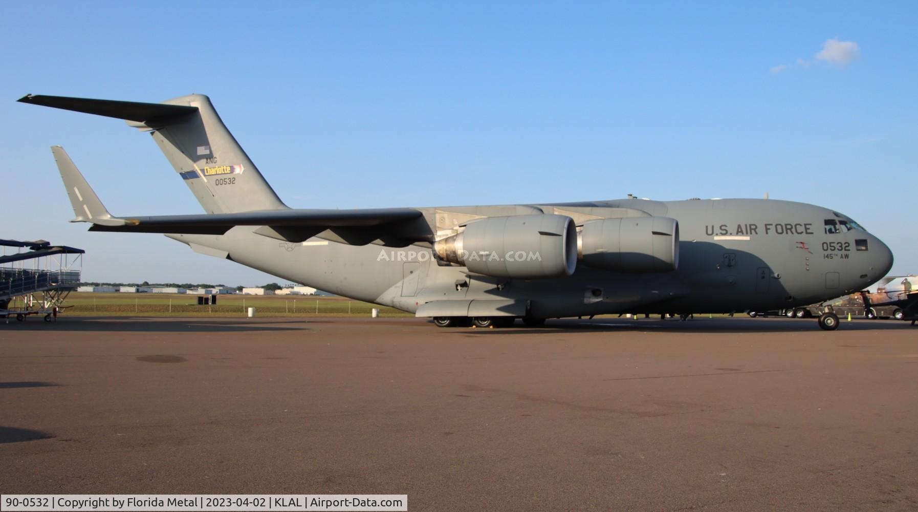 90-0532, 1990 McDonnell Douglas C-17A Globemaster III C/N P-7, USAF C-17 zx