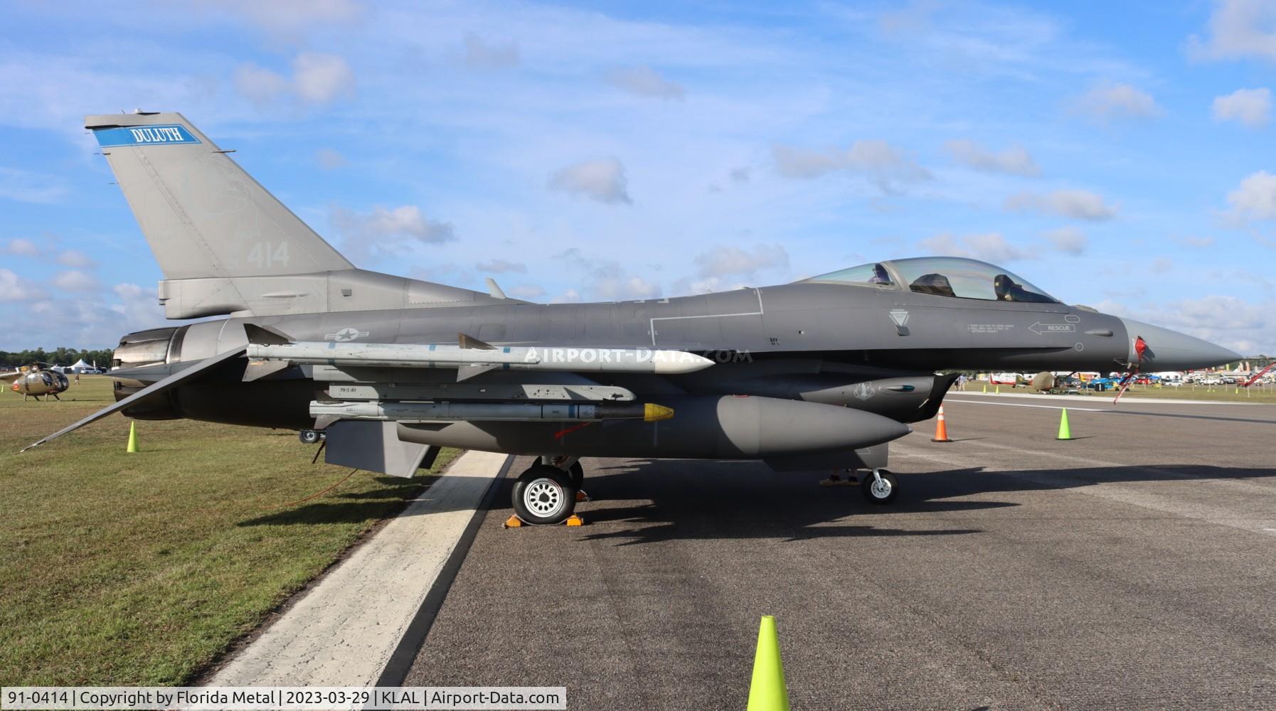 91-0414, 1991 General Dynamics F-16C Fighting Falcon C/N CC-112, USAF F-16C zx
